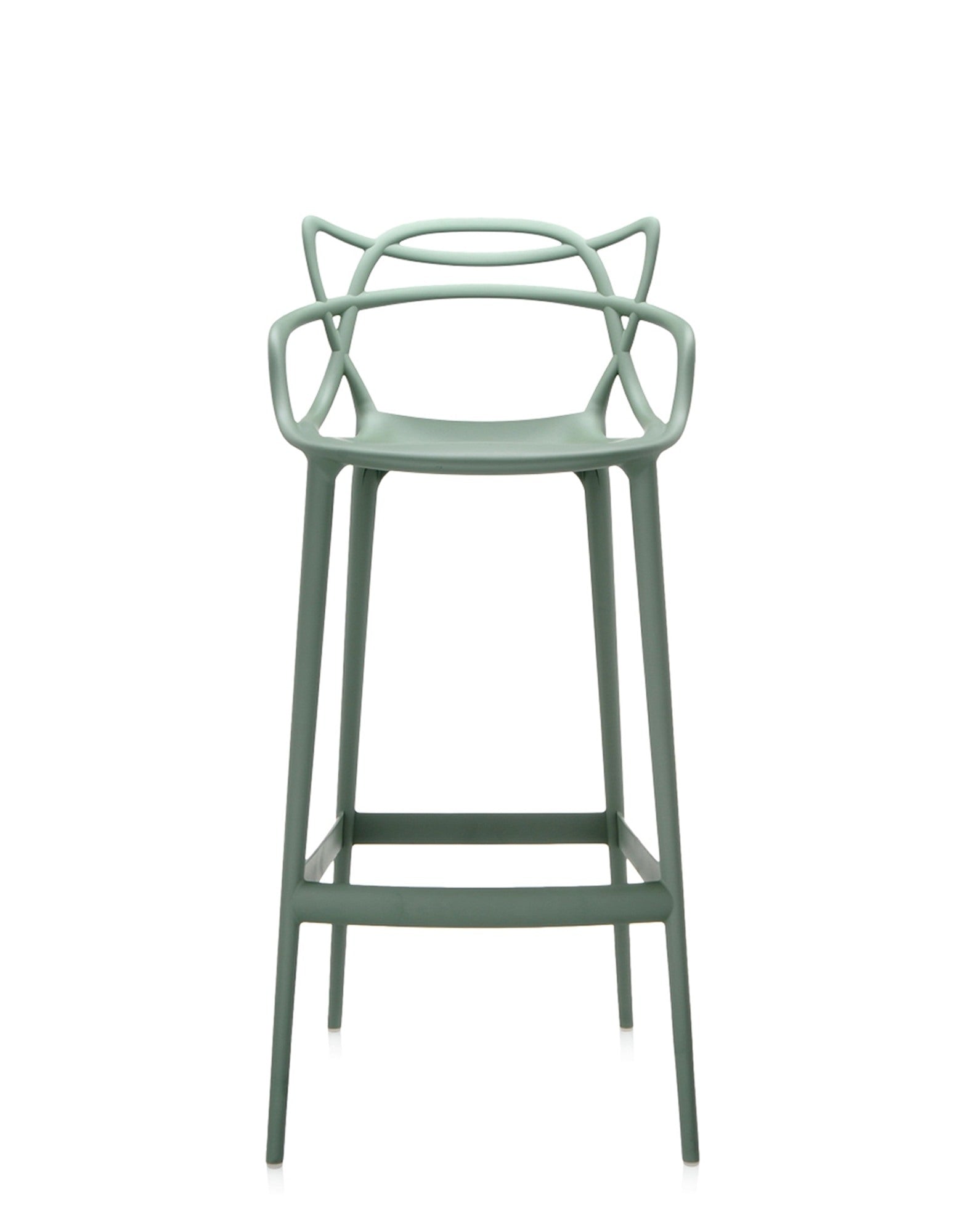 Masters Bar Stool by Kartell #SAGE GREEN/75 cm/