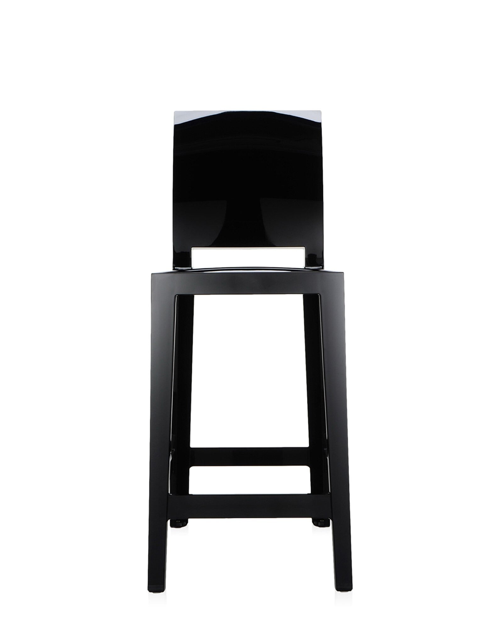 One More Please Bar Stool by Kartell #GLOSSY BLACK/65 cm/