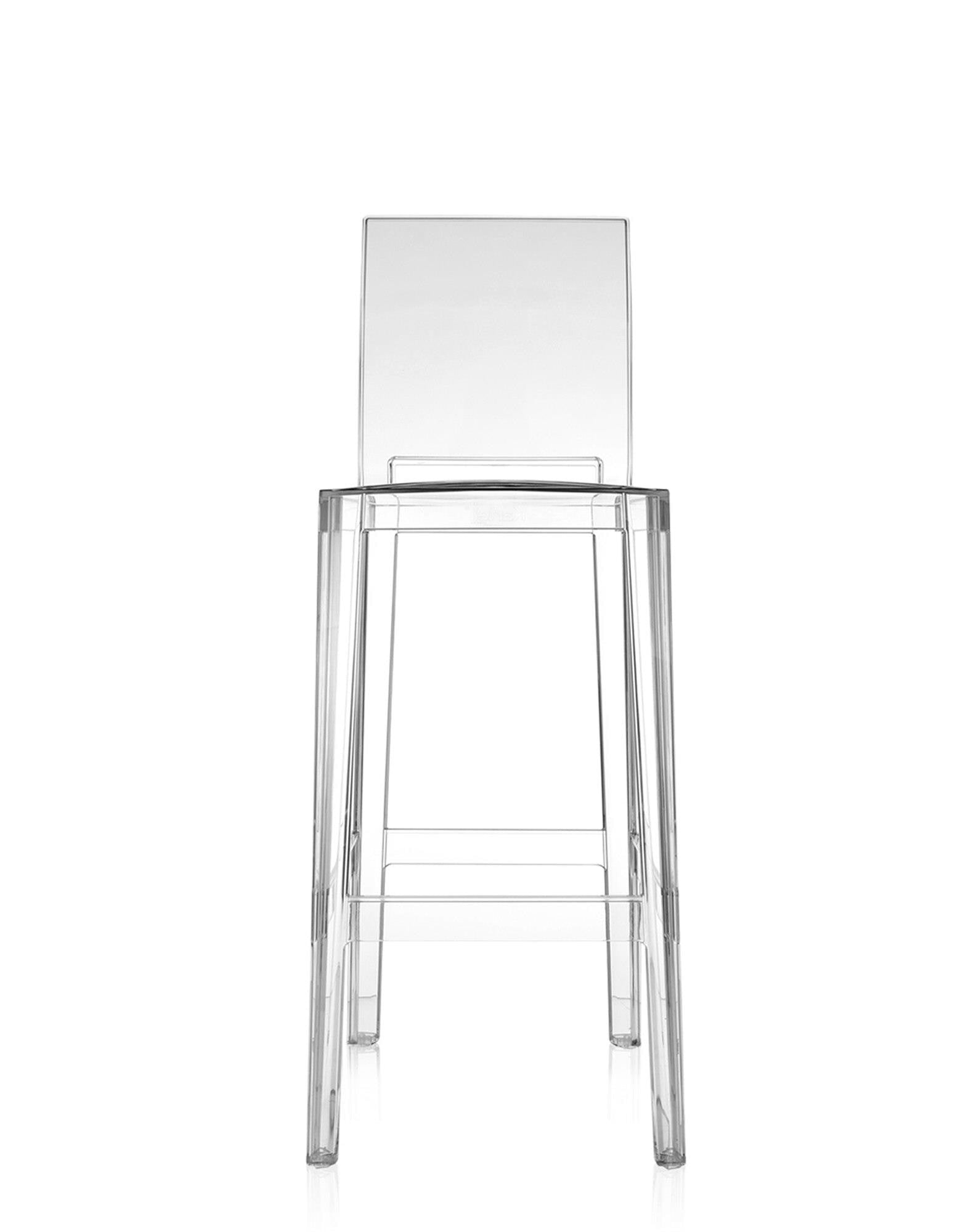 One More Please Bar Stool by Kartell #CRYSTAL/75 cm/