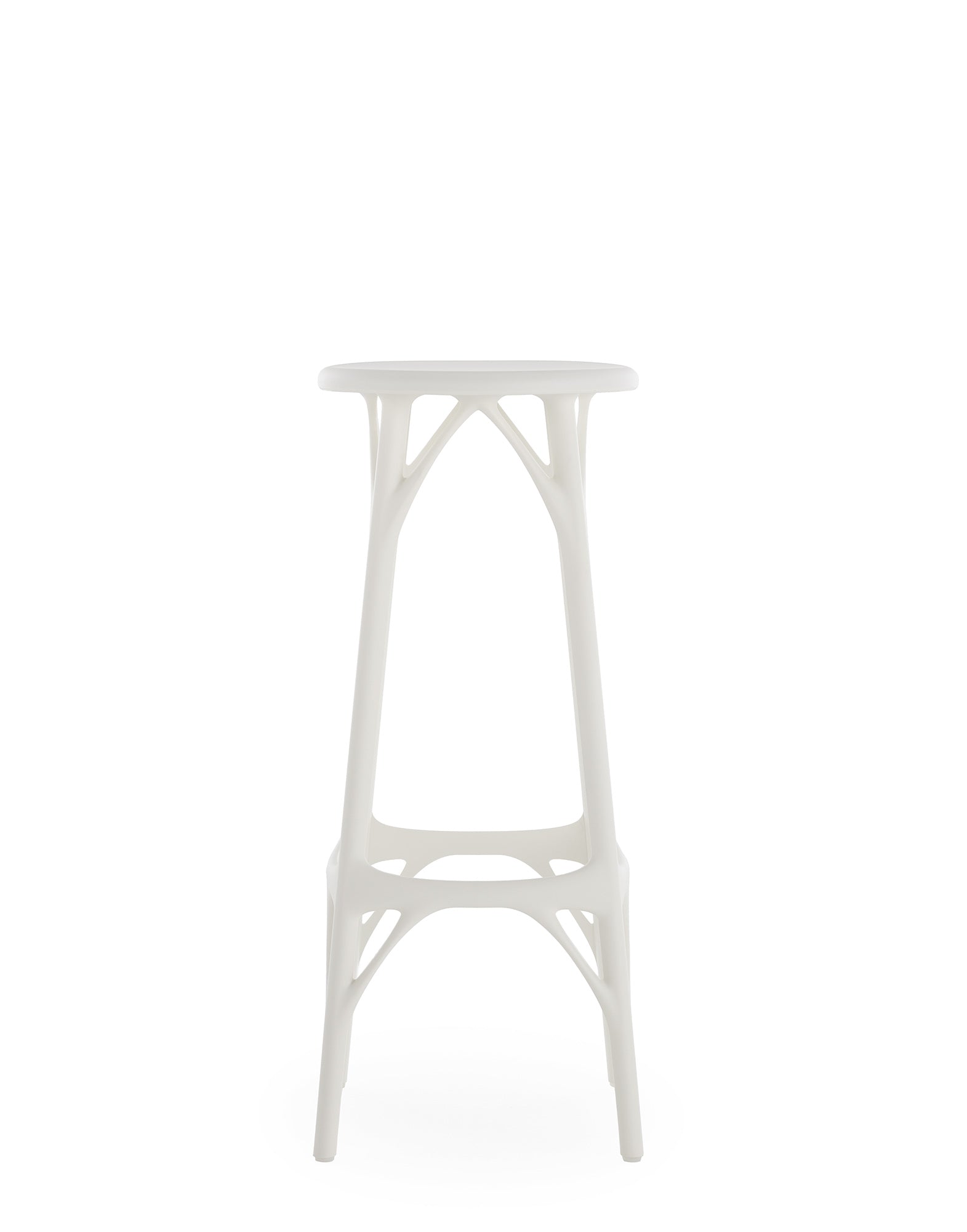 A.I. Bar Stool by Kartell #WHITE/75cm/