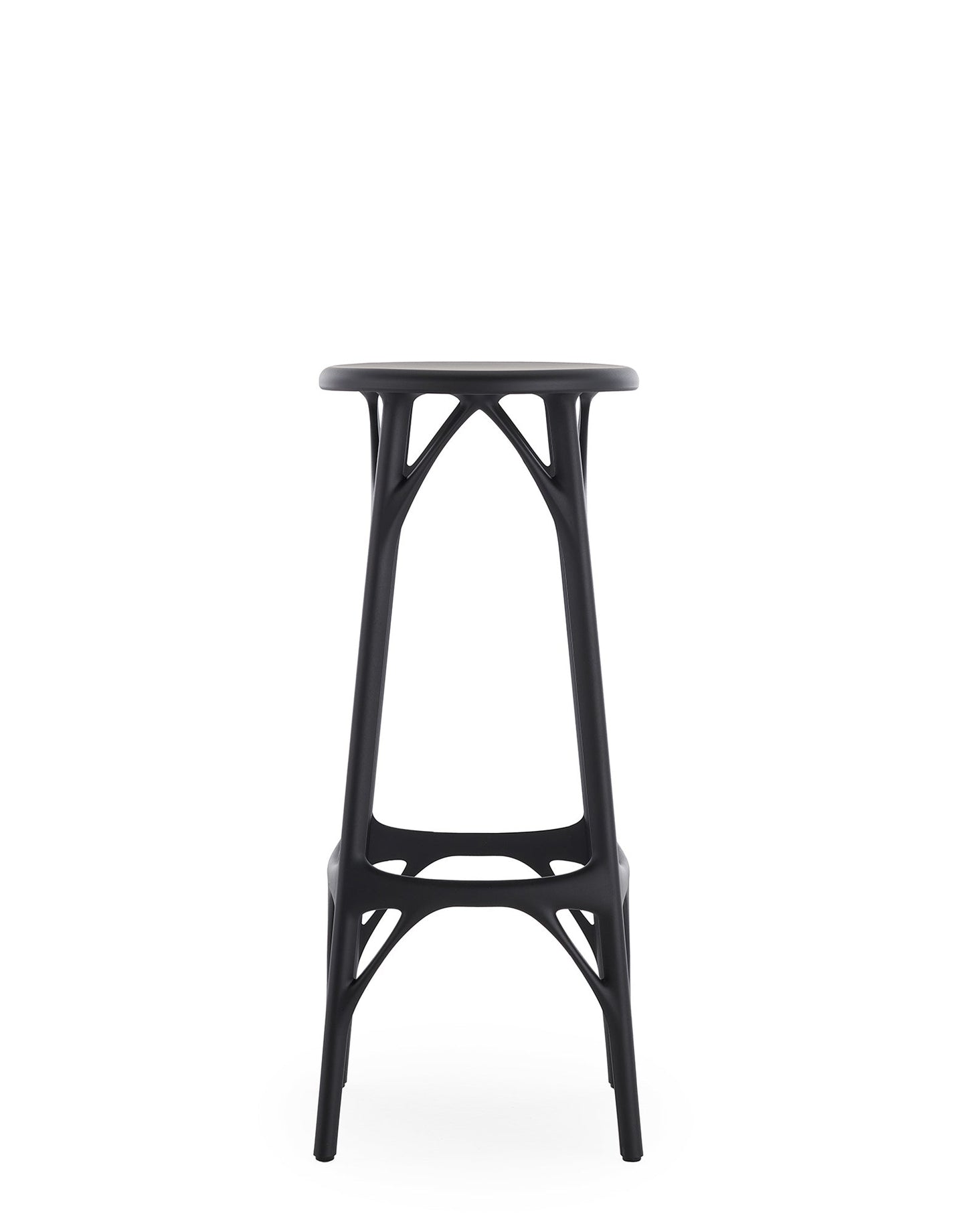 A.I. Bar Stool by Kartell #BLACK/75cm/