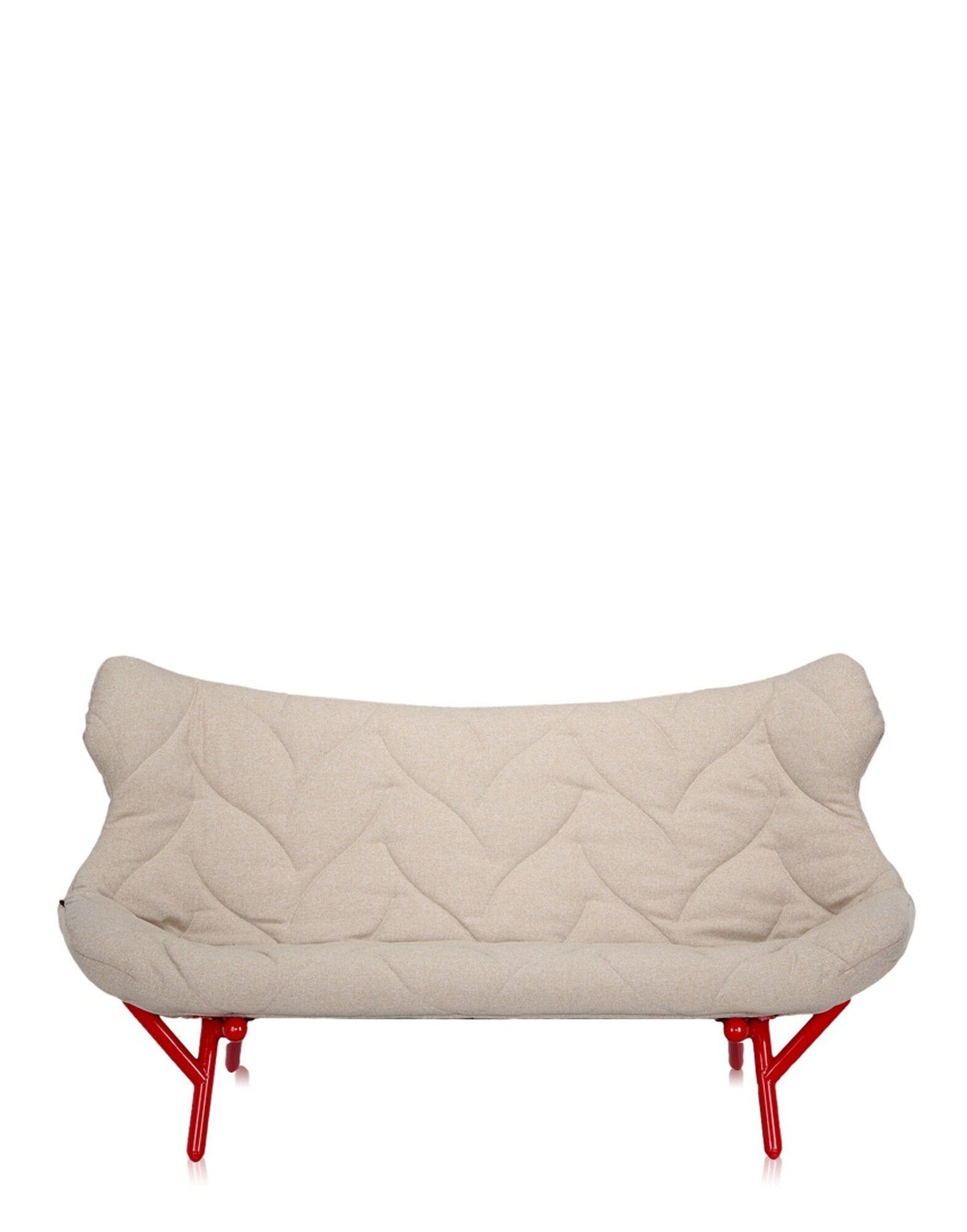 Foliage Sofa by Kartell #TREVIRA/BEIGE/RED