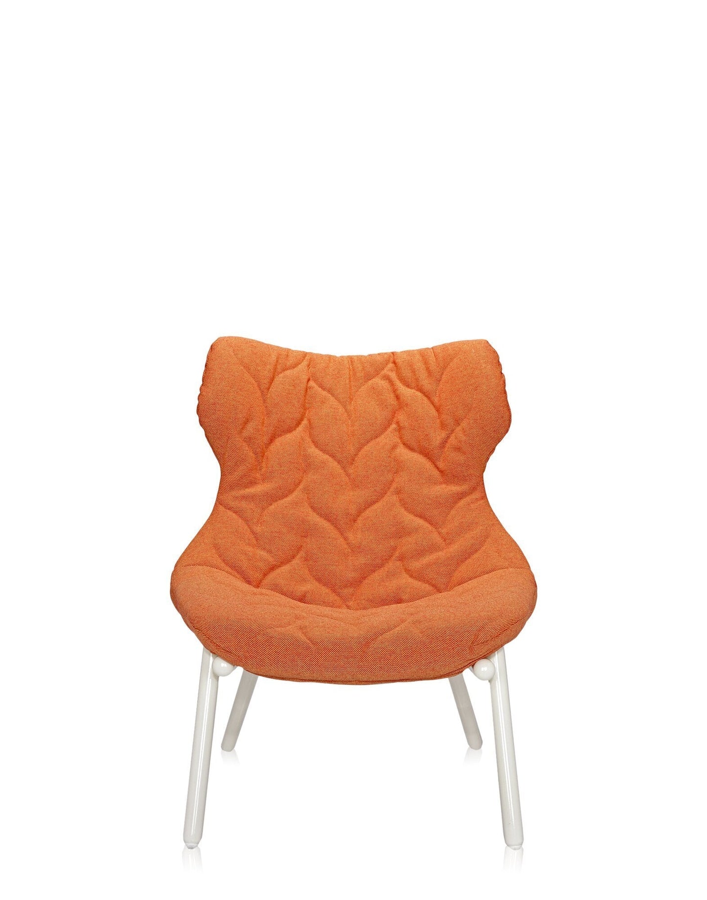 Foliage Armchair by Kartell #TREVIRA/ORANGE TREVIRA/WHITE