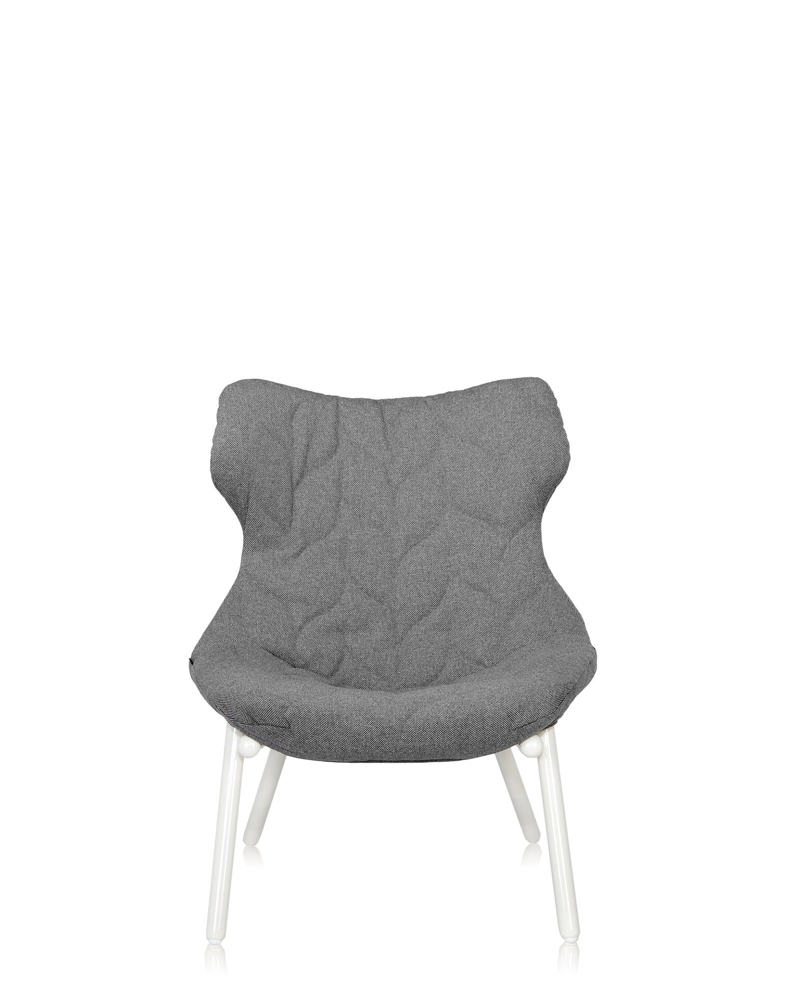 Foliage Armchair by Kartell #TREVIRA/GREY TREVITRA/WHITE