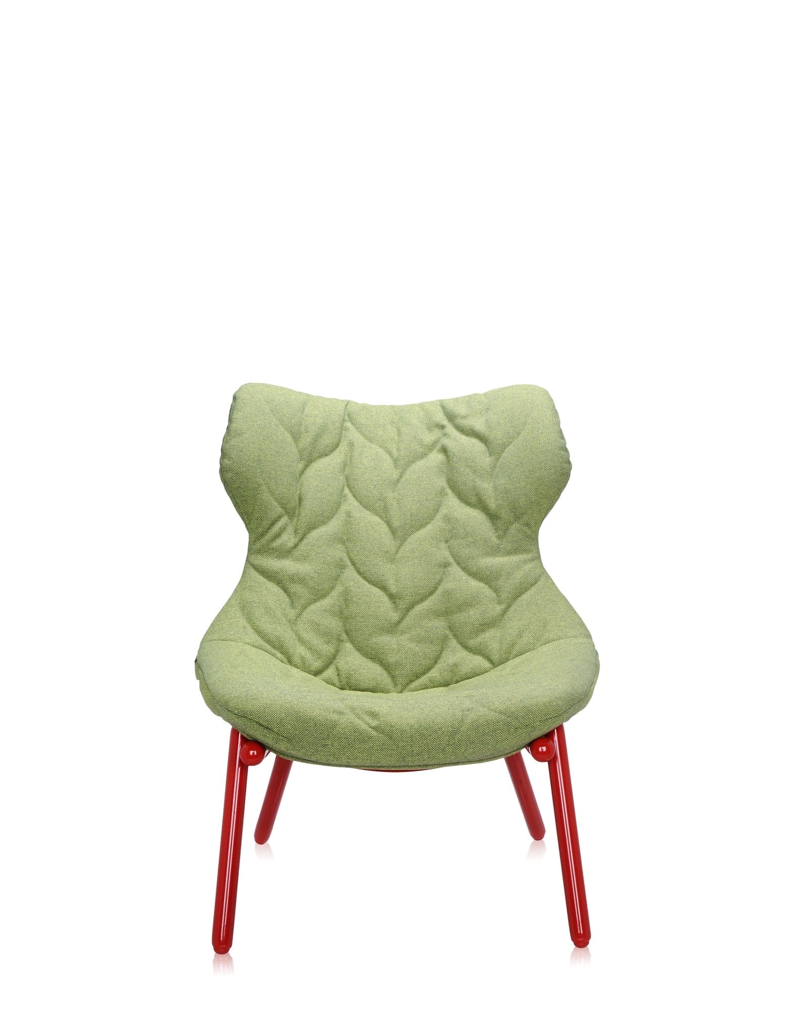 Foliage Armchair by Kartell #TREVIRA/GREEN TREVIRA/RED