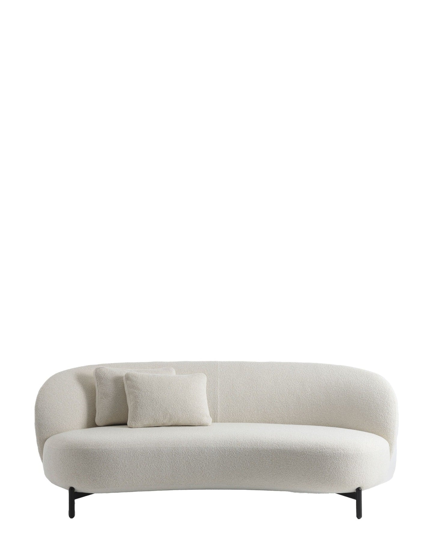 Lunam Sofa by Kartell #ORSETTO/WHITE/