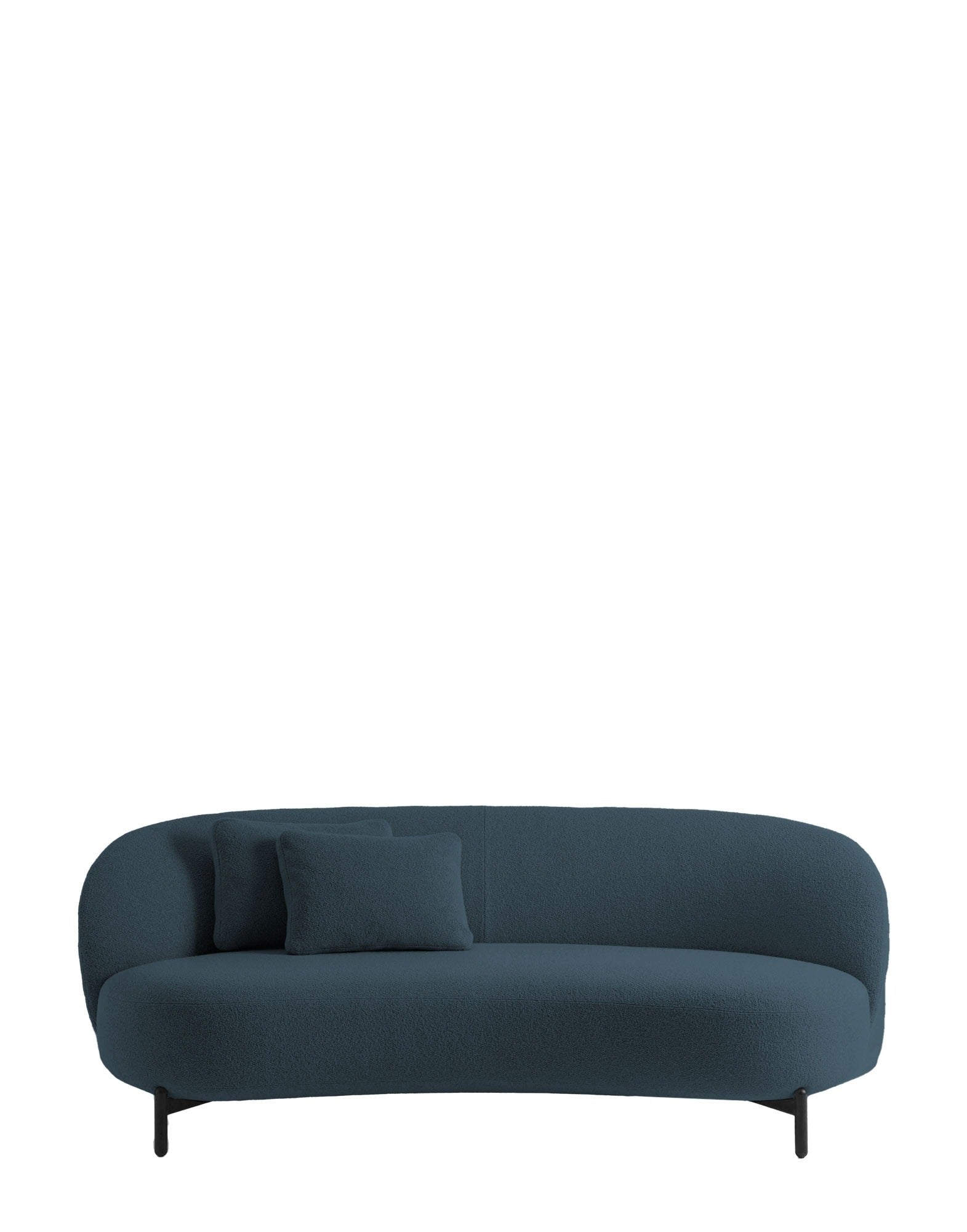 Lunam Sofa by Kartell #ORSETTO/BLUE/