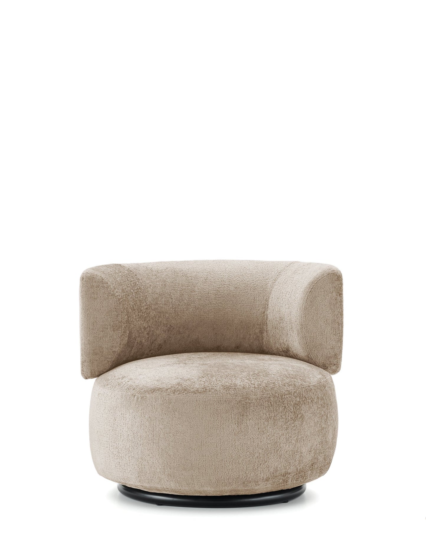 K-WAIT Armchair by Kartell #CHENILLE/BEIGE/