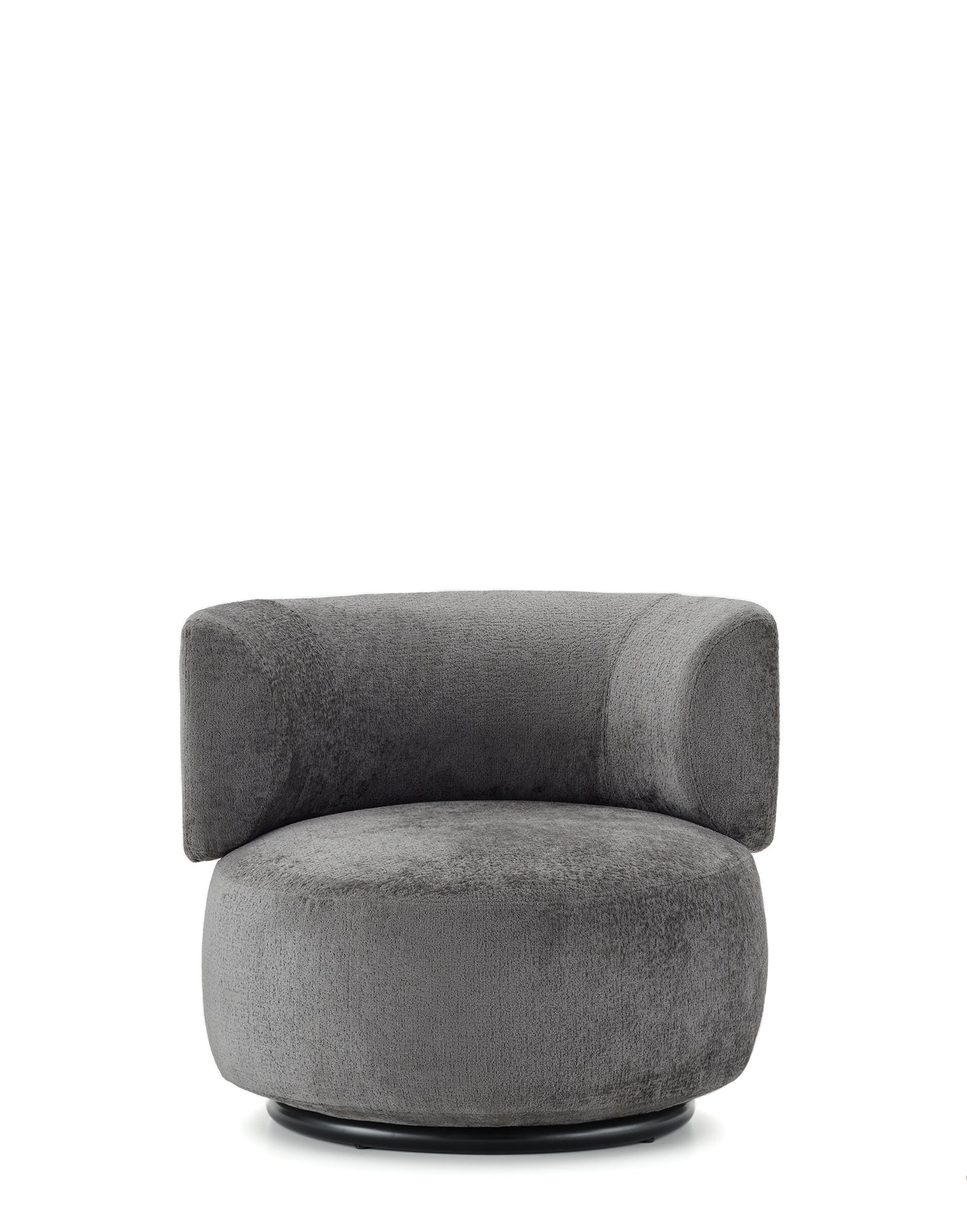 K-WAIT Armchair by Kartell #CHENILLE/GREY/