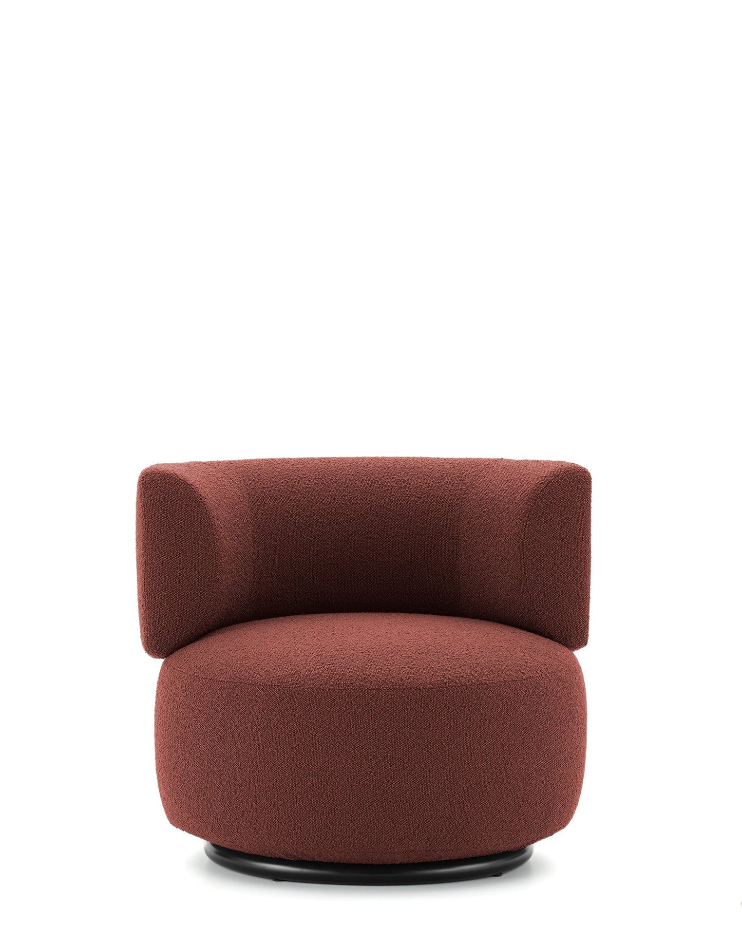 K-WAIT Armchair by Kartell #BOUCLÈ/BRICK RED/