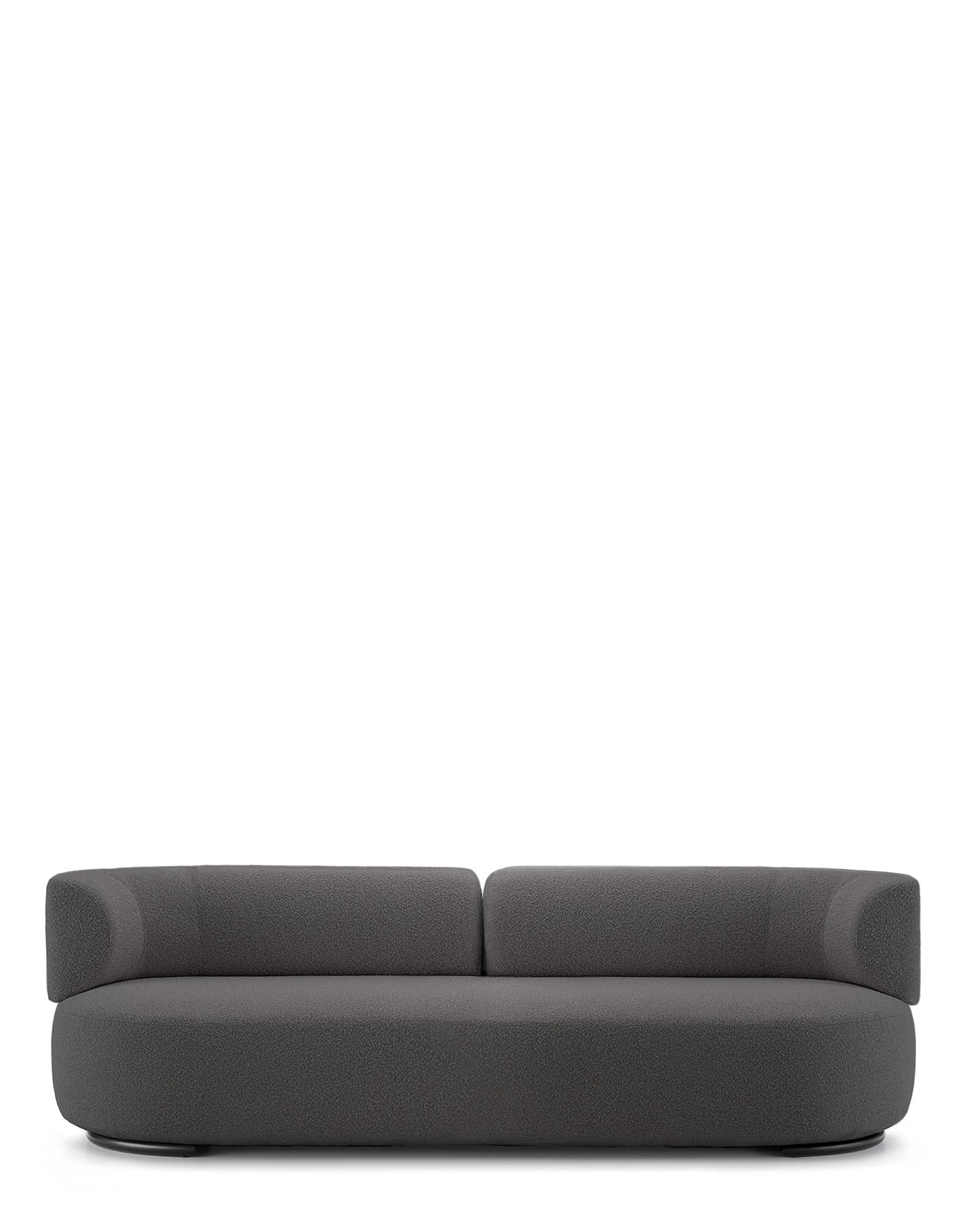 K-WAIT Sofa by Kartell #BOUCLÈ/GREY/