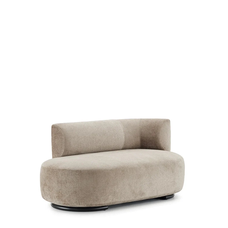 K-Wait Dormeuse Sofa by Kartell #CHENILLE / BEIGE / RIGHT