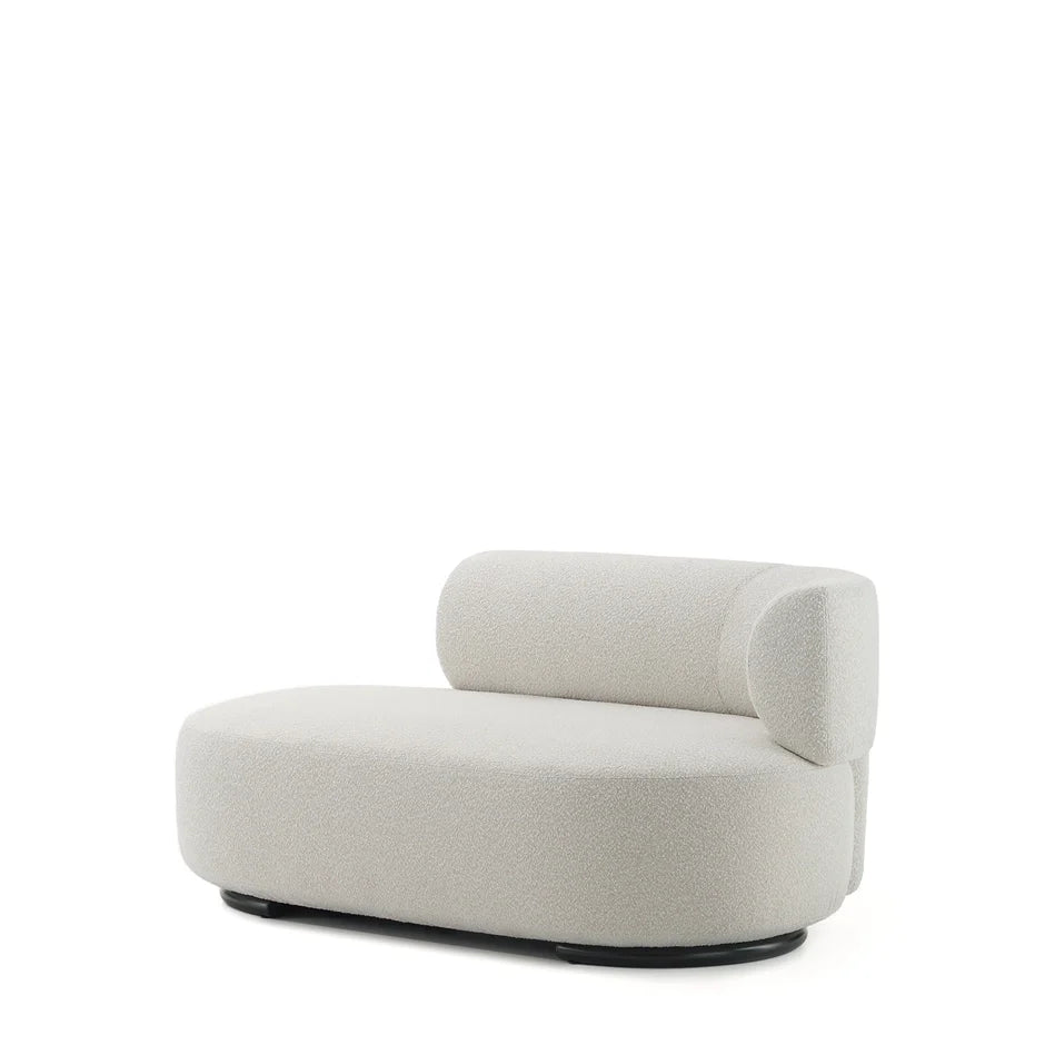 K-Wait Dormeuse Sofa by Kartell #BOUCLÈ / ECRÙ / RIGHT