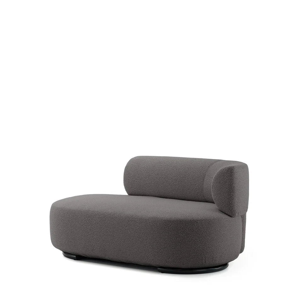 K-Wait Dormeuse Sofa by Kartell #BOUCLÈ / GREY / RIGHT