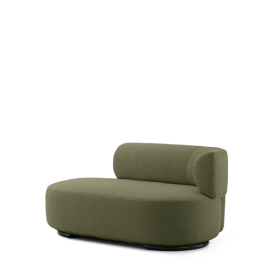 K-Wait Dormeuse Sofa by Kartell #BOUCLÈ / GREEN / RIGHT