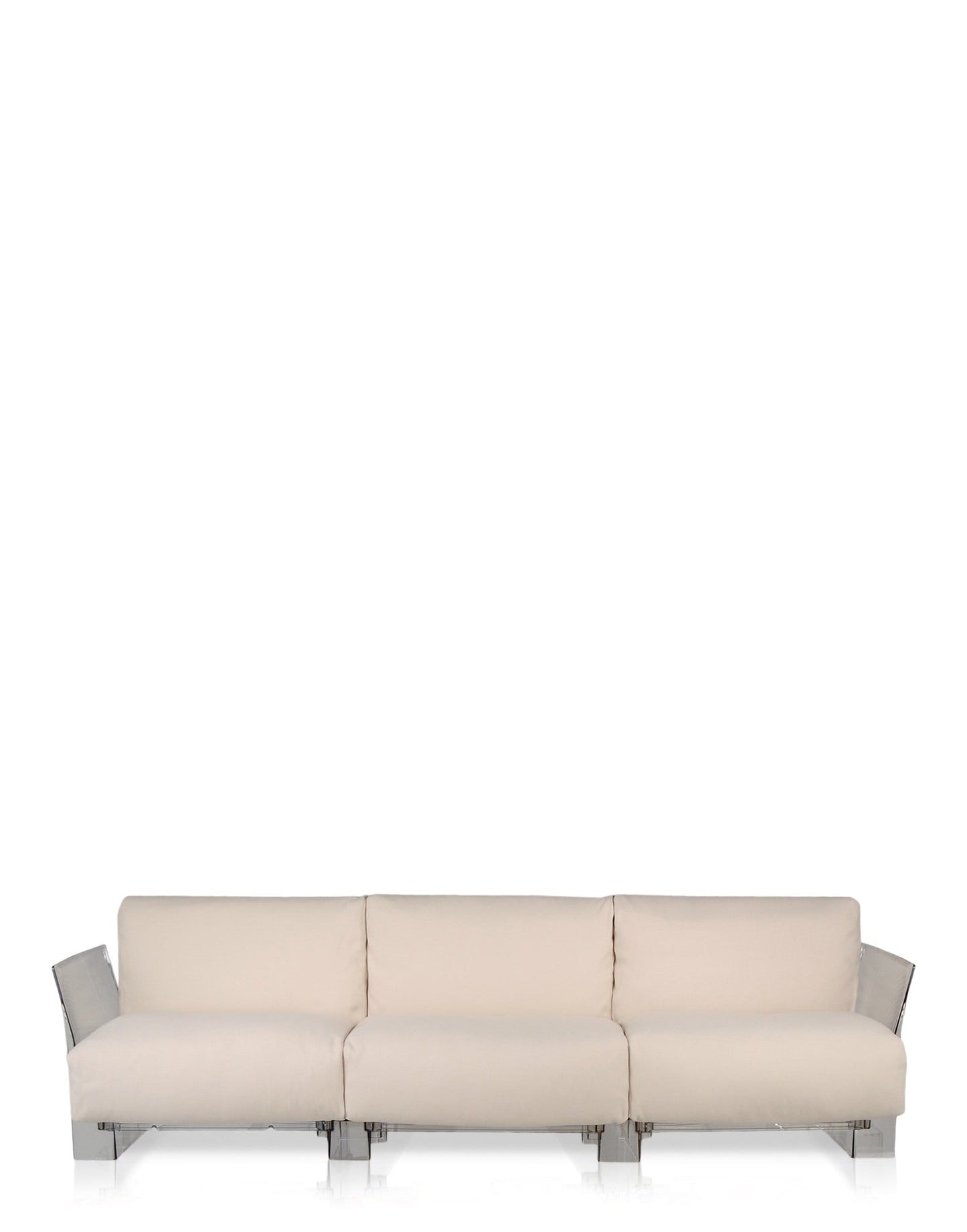 Pop Outdoor Three-Seater Sofa by Kartell #TAUPE SUNBRELLA