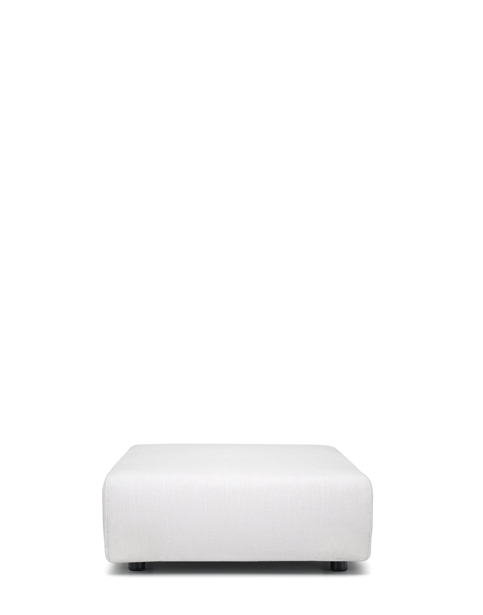 Plastics Duo Pouf Square Nile by Kartell #WHITE