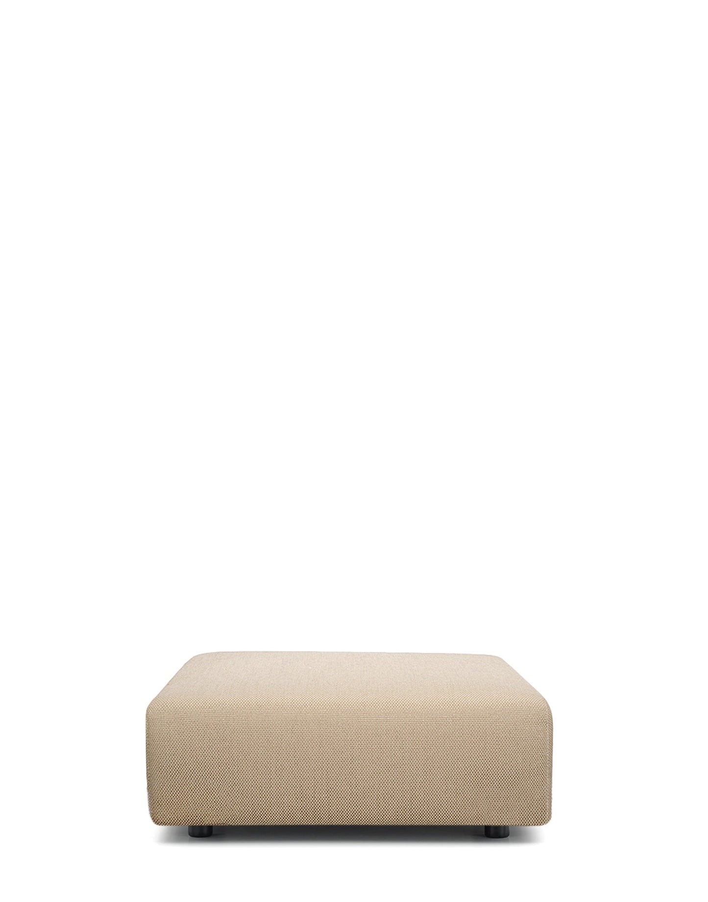 Plastics Duo Pouf Square Nile by Kartell #TAUPE