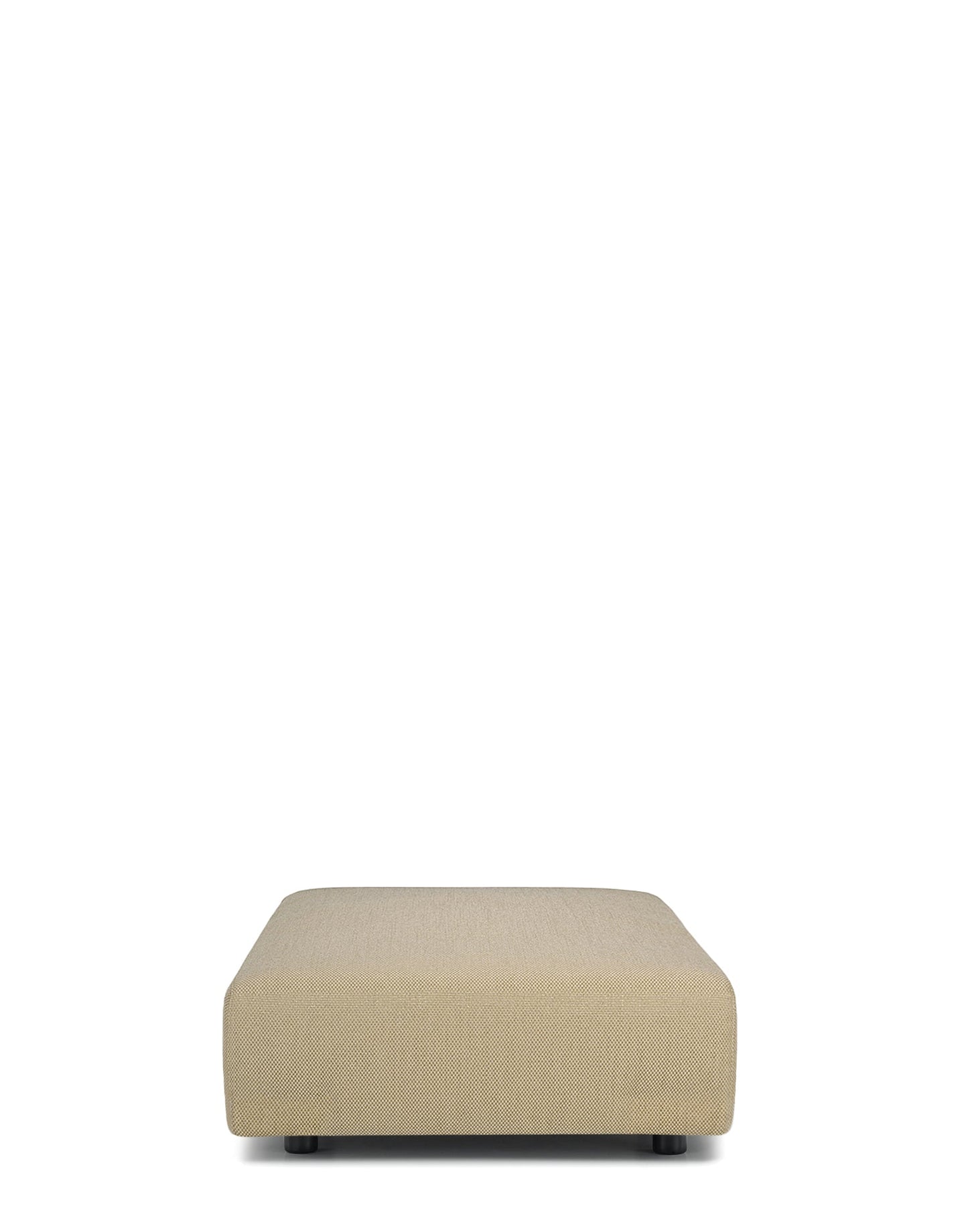 Plastics Duo Pouf Rectangular Nile by Kartell #TAUPE