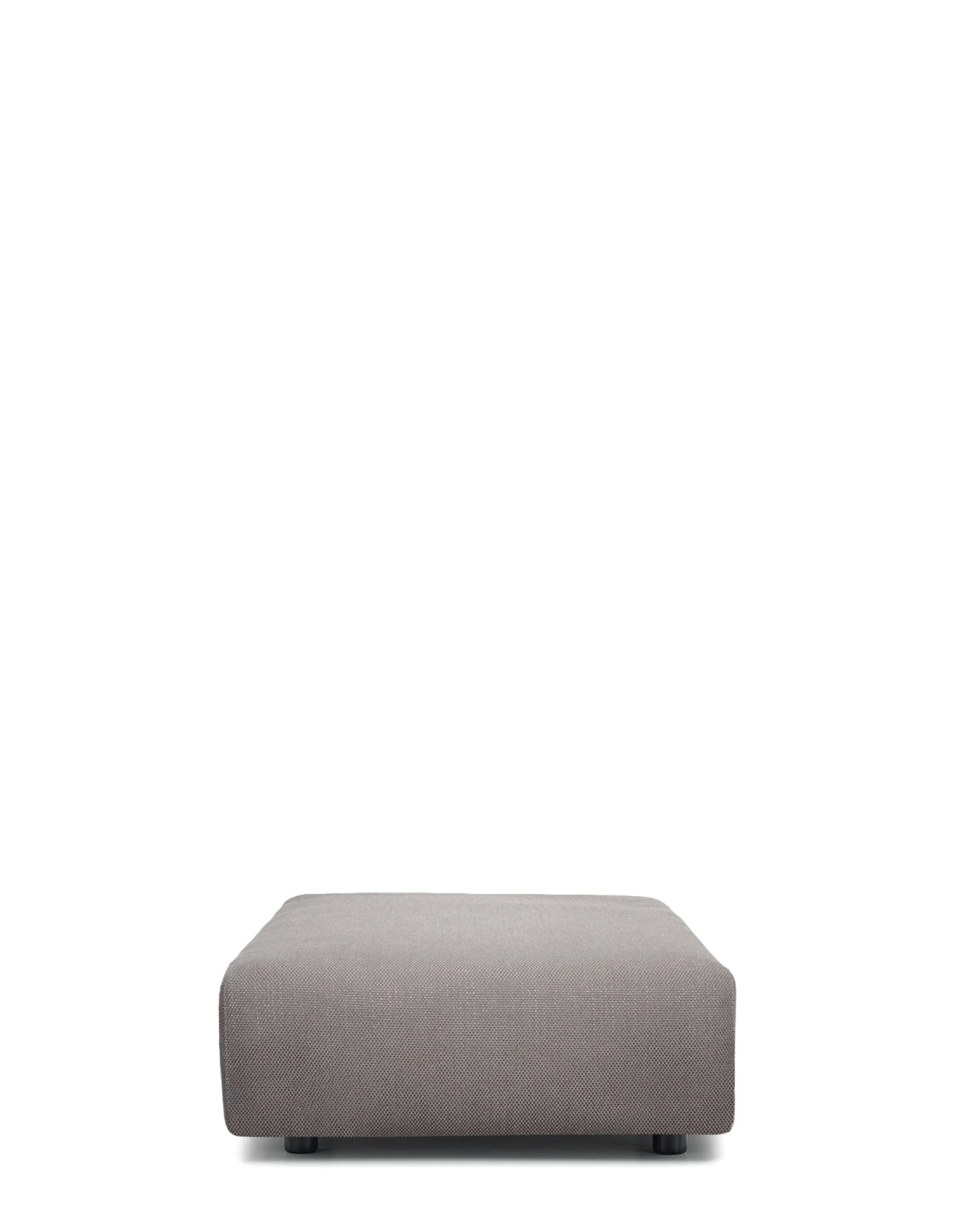 Plastics Duo Pouf Rectangular Nile by Kartell #GREY