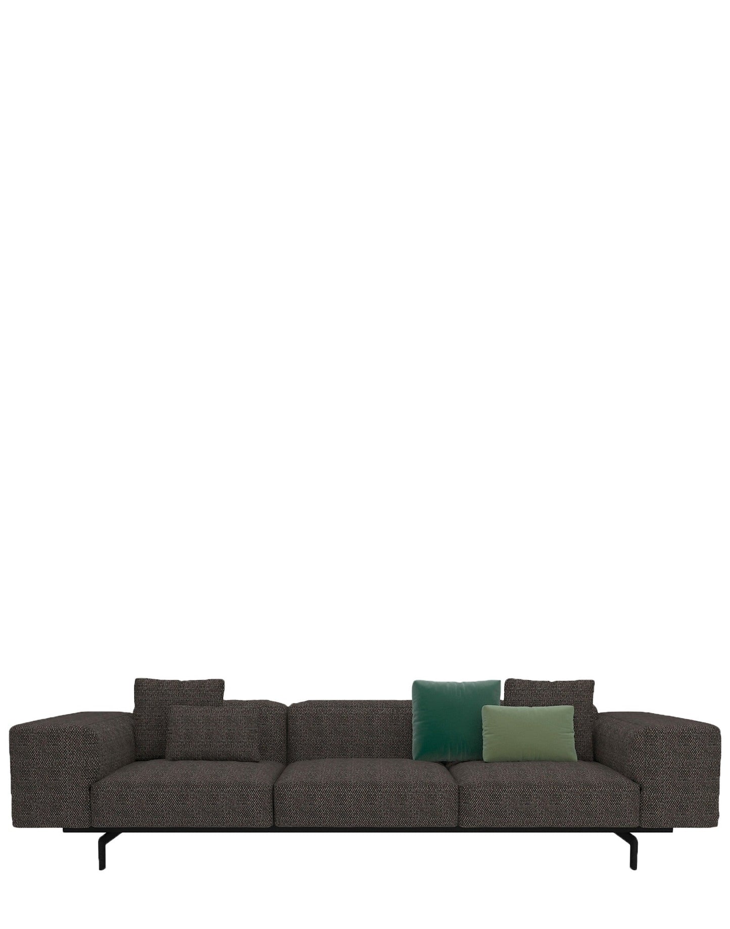 Largo Three-Seater Sofa by Kartell #GUBBIO/TAUPE/