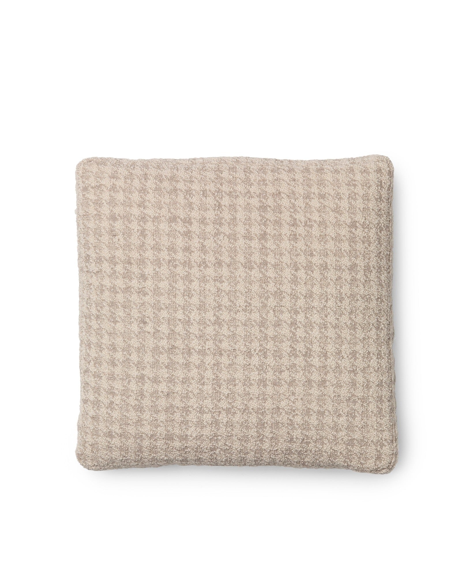 CUSHION (48x48) by Kartell #Jacquard/PIED DE POULE BEIGE/