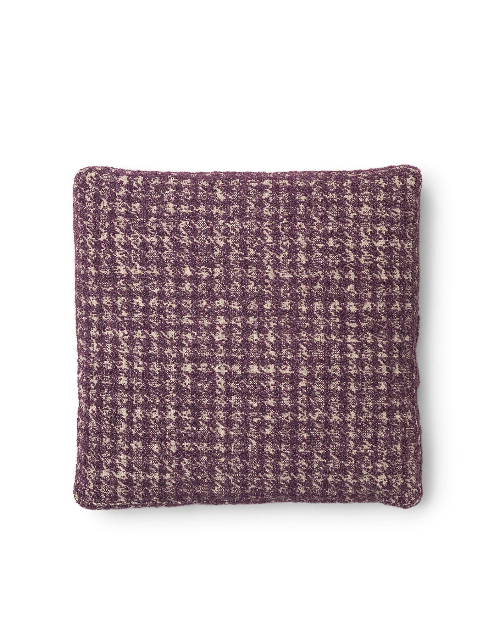 CUSHION (48x48) by Kartell #Jacquard/PIED DE POULE PLUM/