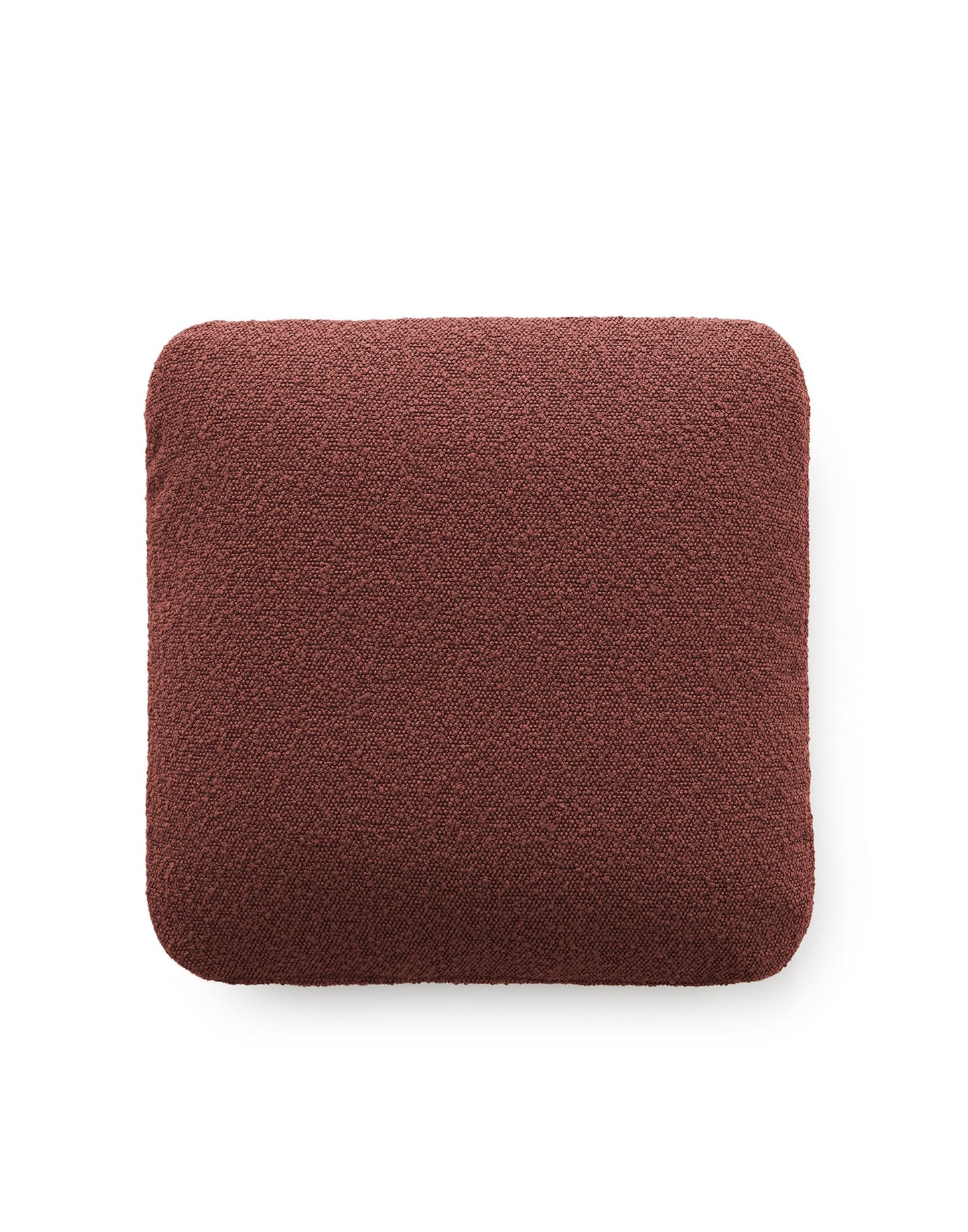 K-WAIT Cushion by Kartell #BOUCLÈ/BRICK RED/