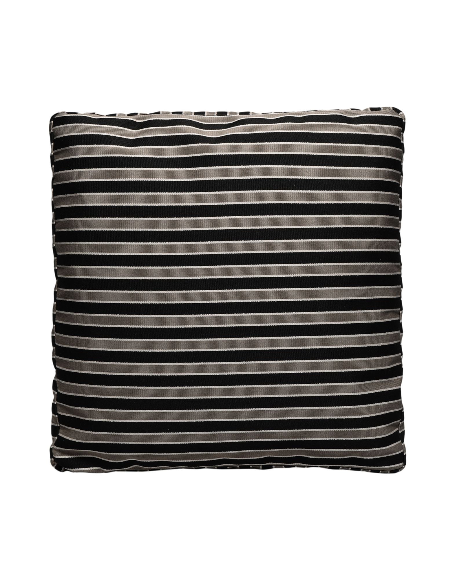 CUSHION (48x48) by Kartell #Stripe/TAUPE/BLACK/