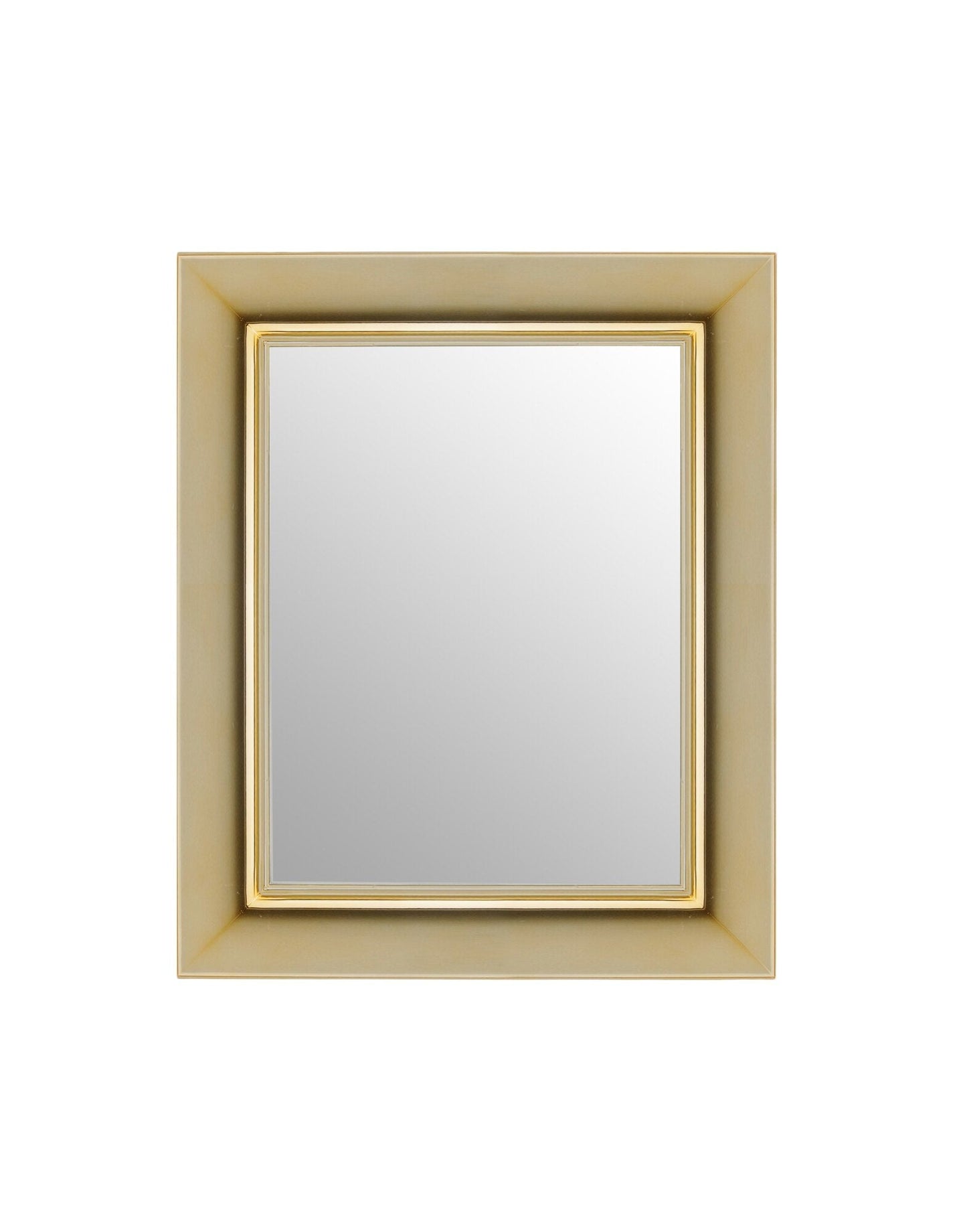 Francois Ghost Wall Mirror by Kartell #METALLIC GOLD/79 cm x 65 cm/