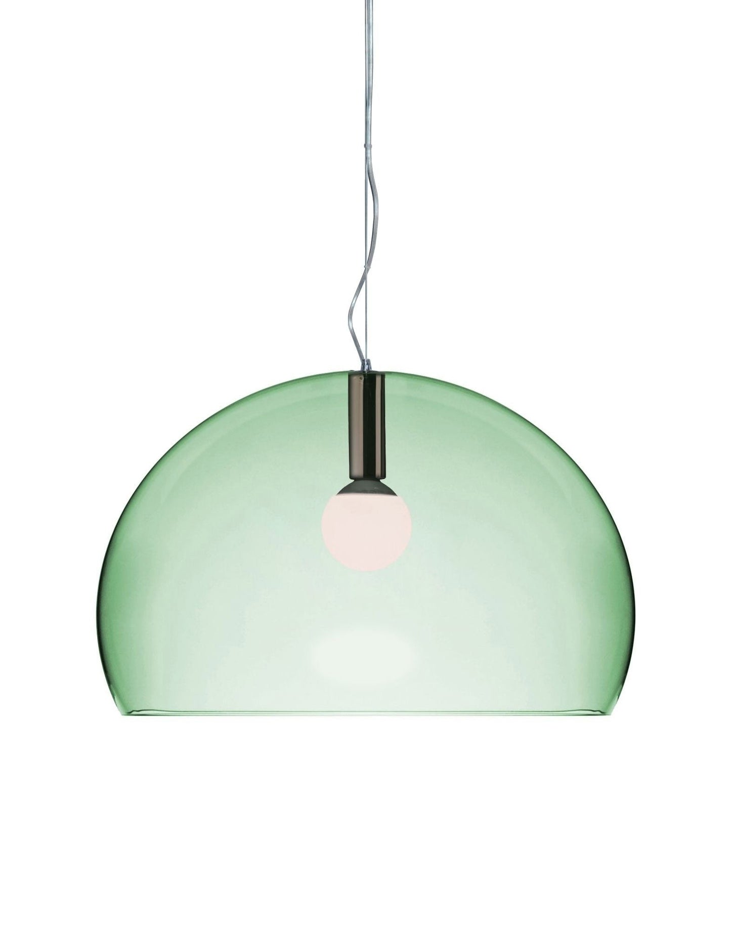 Big FL/Y Pendant Lamp by Kartell #TRANSPARENT/SAGE GREEN/