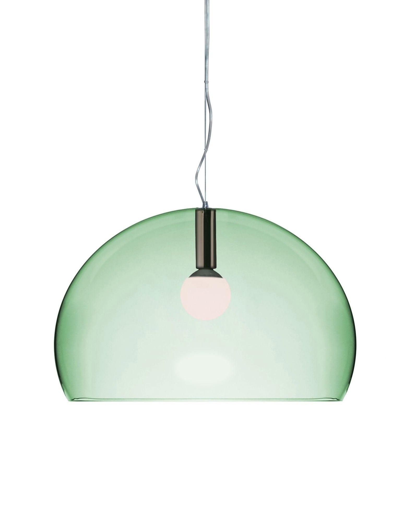 Big FL/Y Pendant Lamp by Kartell #TRANSPARENT/SAGE GREEN/