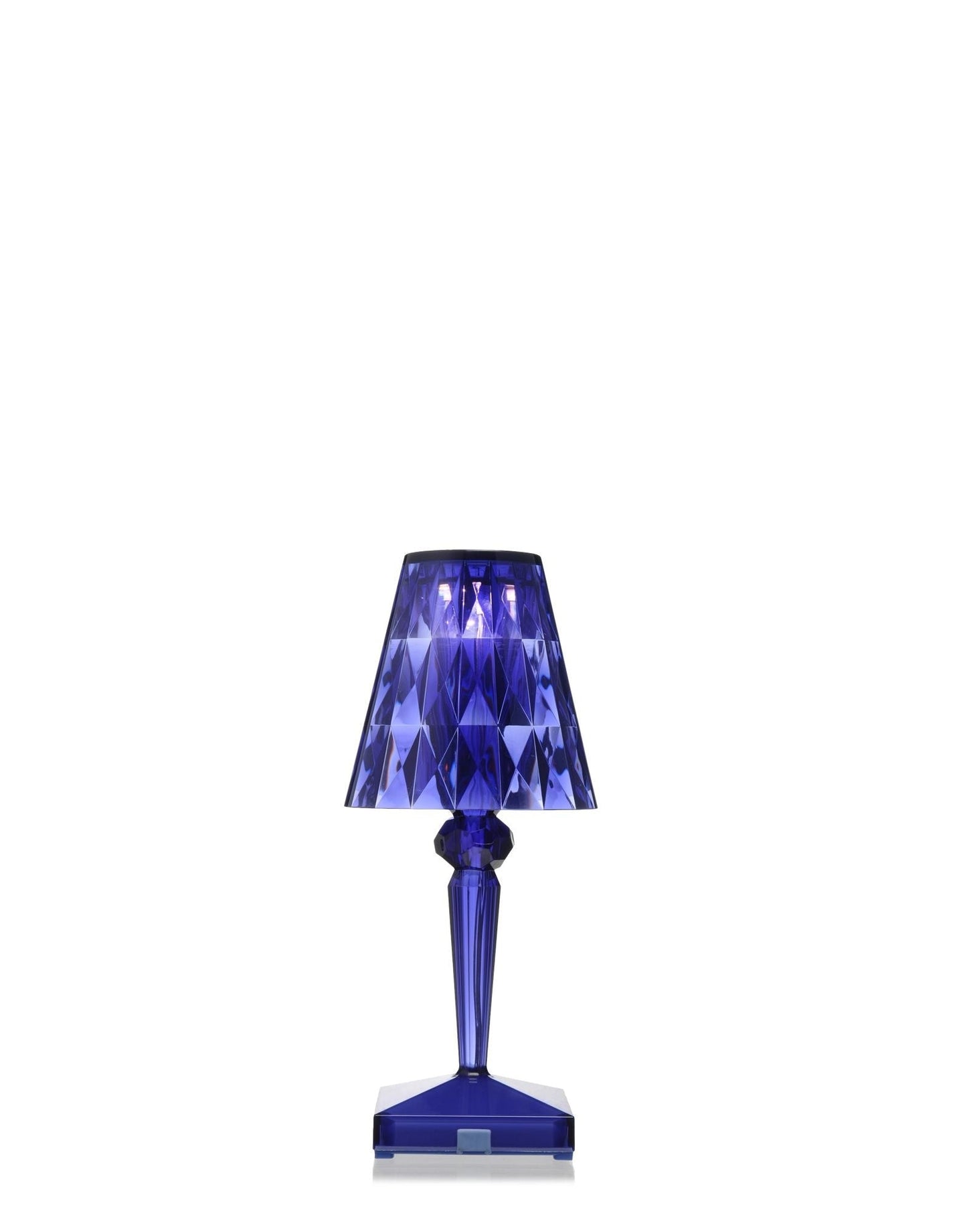 Battery Table Lamp by Kartell #Transparent/BLUE/