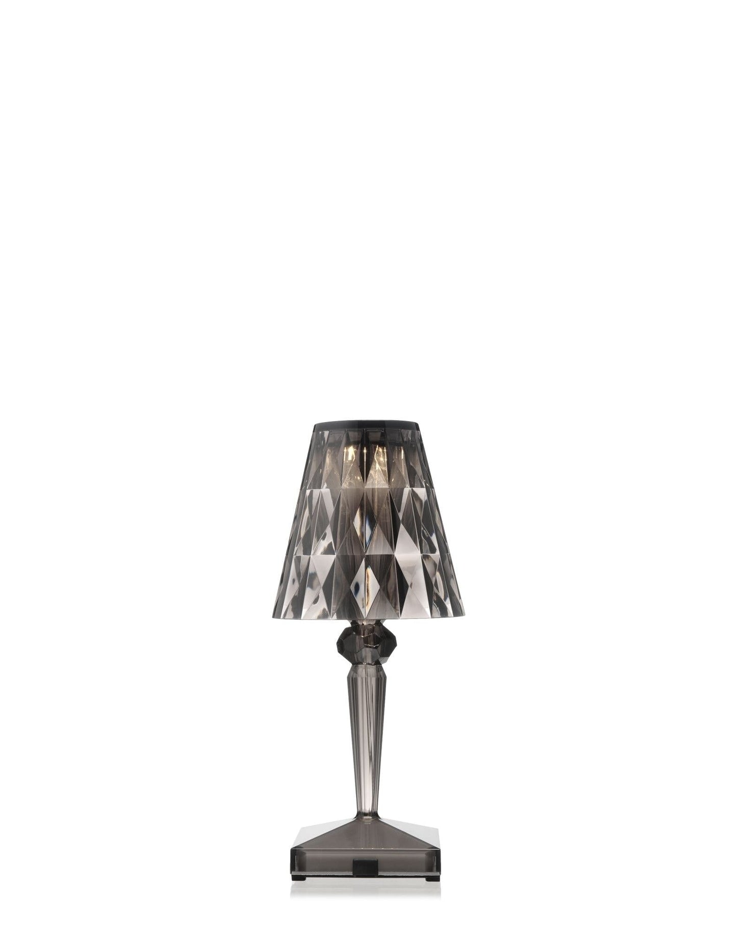 Battery Table Lamp by Kartell #Transparent/SMOKED/