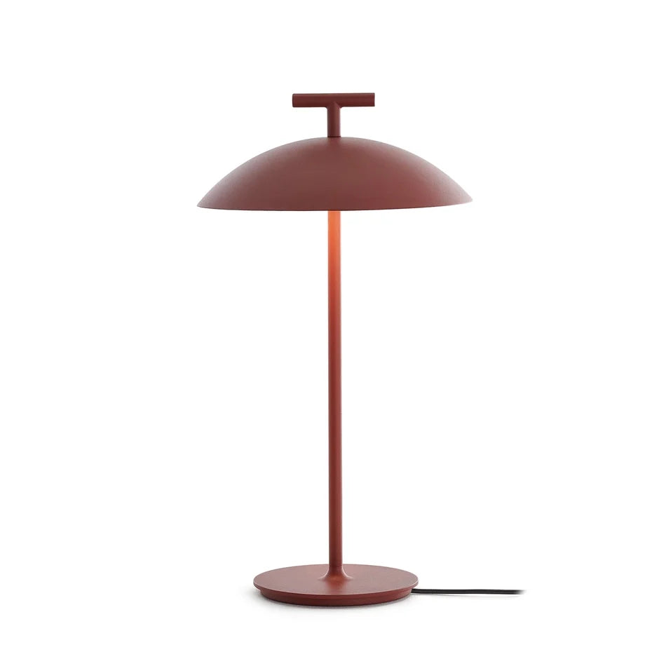 Mini Geen-A Table Lamp by Kartell #PLUG VERSION/BRICK RED