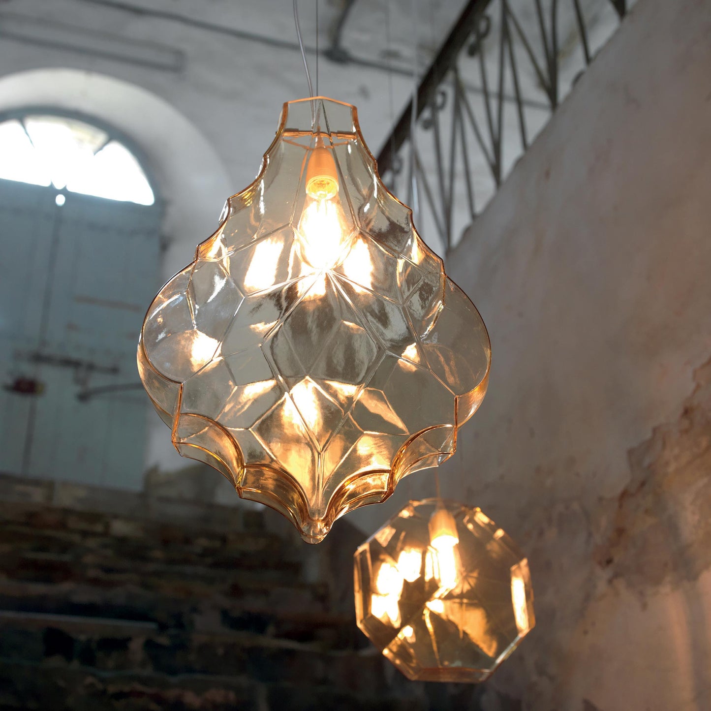 24 KARATI SE104 - Glass pendant lamp