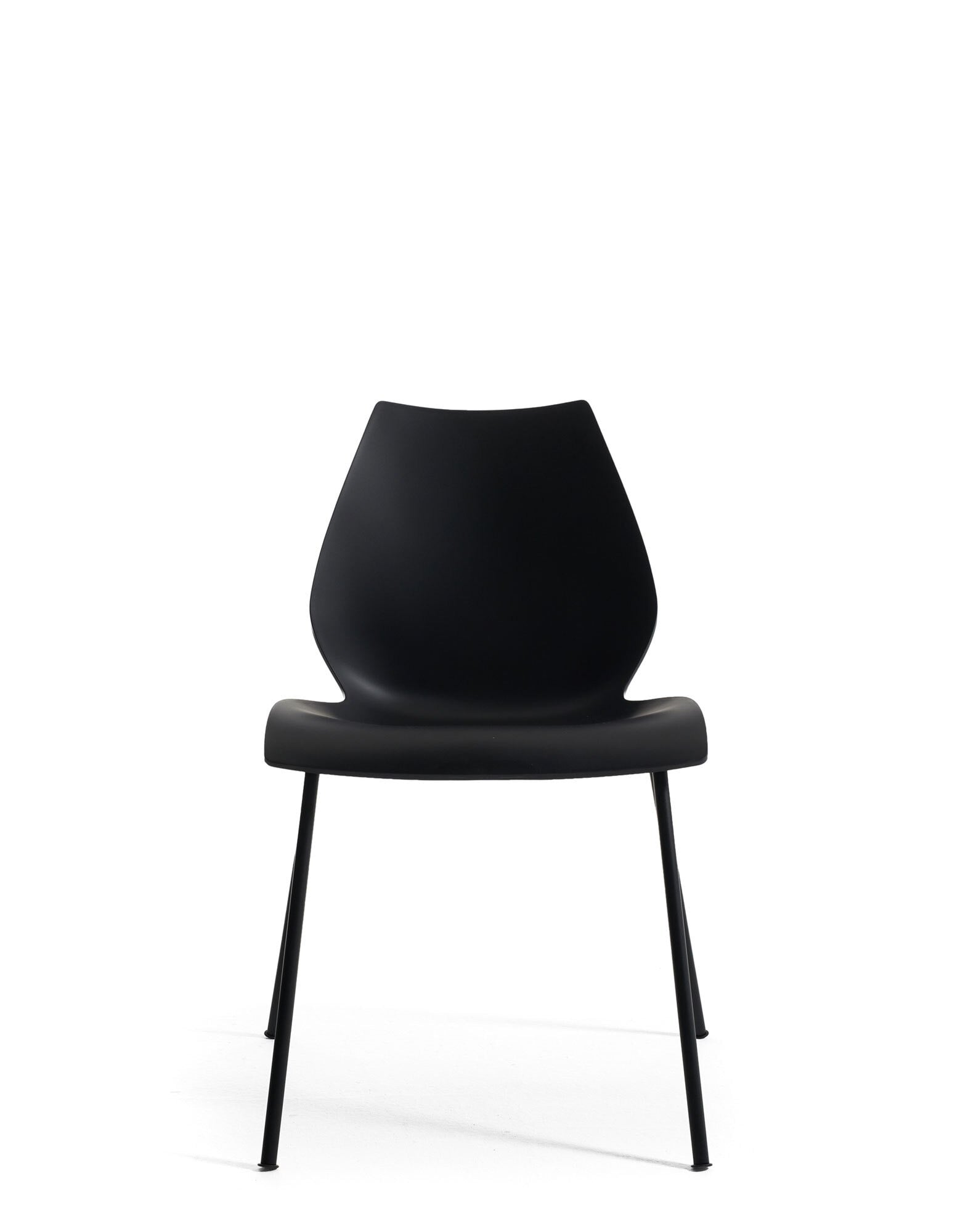 Maui Chair by Kartell #CHARCOAL/BLACK PAINTED STEEL/