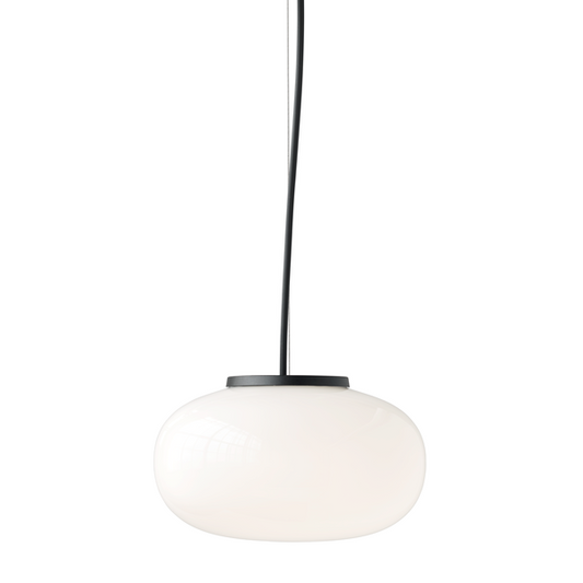 Karl-Johan Pendant Lamp LED Ø23 by NEW WORKS #Off-white with Top in Ash