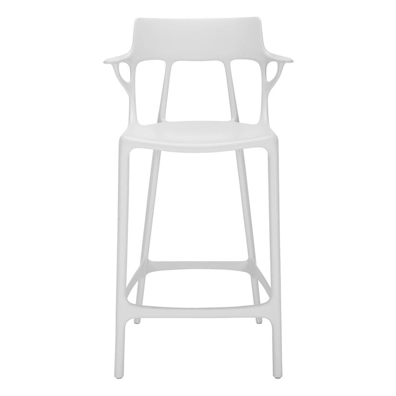 A.I. bar stool by Kartell #65 cm, white #