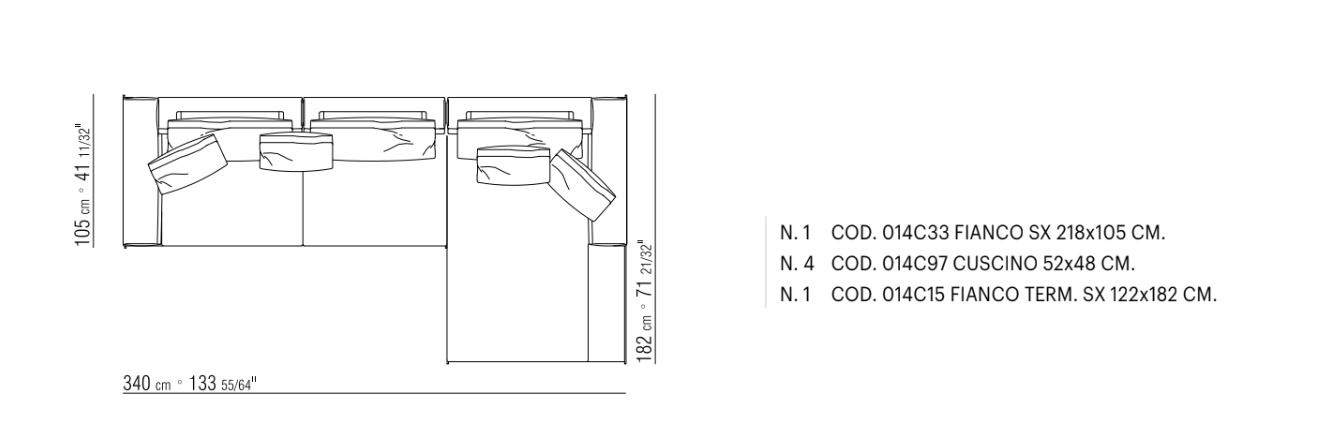 LIFESTEEL Sectional Sofas