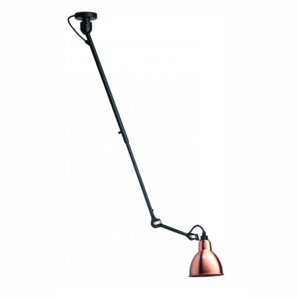 N302 Ceiling Lamp by Lampe Gras #Copper & White