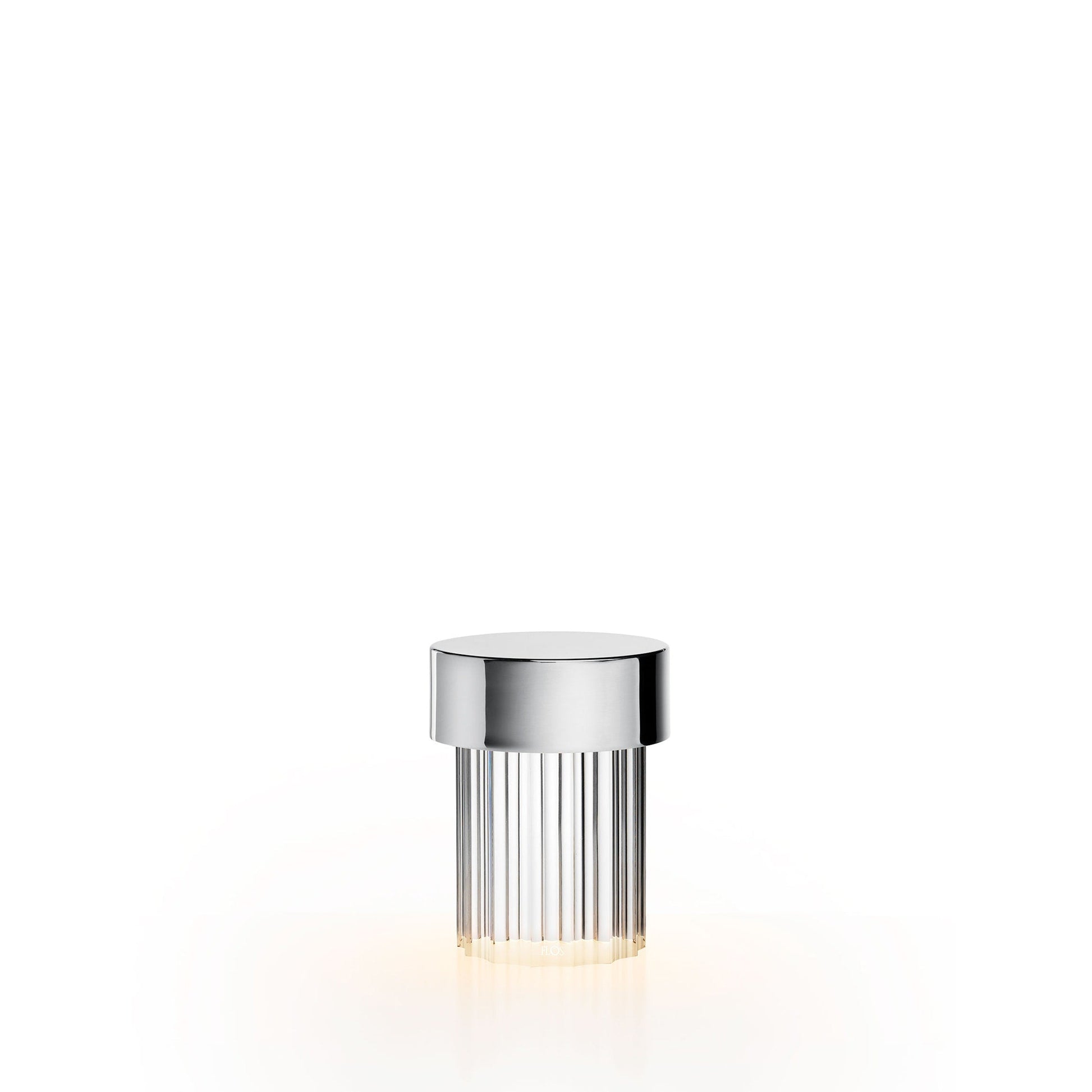 Last Order Fluted Table Lamp by Flos #Polished Inox