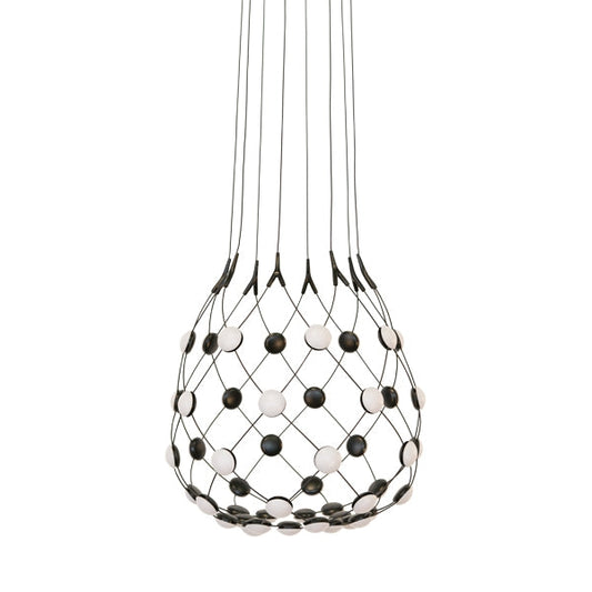 MESH - LED polycarbonate and steel pendant lamp (Request Info)