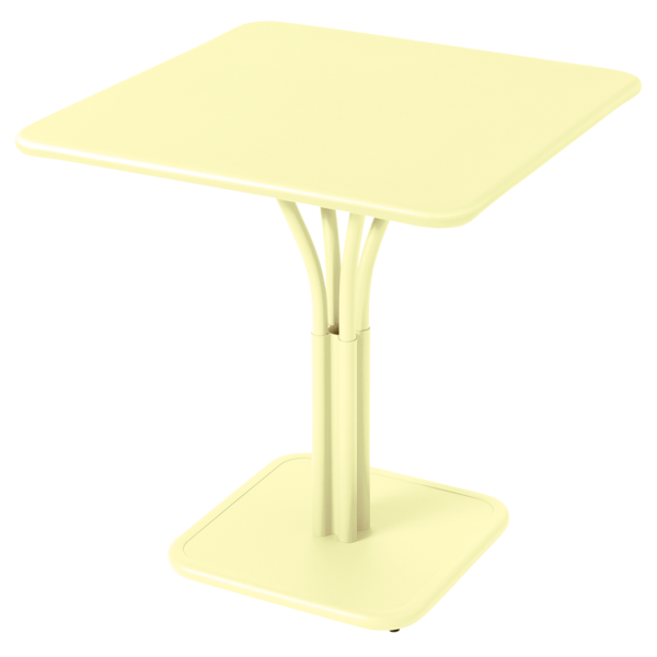 LUXEMBOURG PEDESTAL TABLE 71 X 71 CM WITH SOLID TOP by Fermob