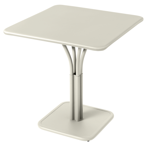 LUXEMBOURG PEDESTAL TABLE 71 X 71 CM WITH SOLID TOP by Fermob