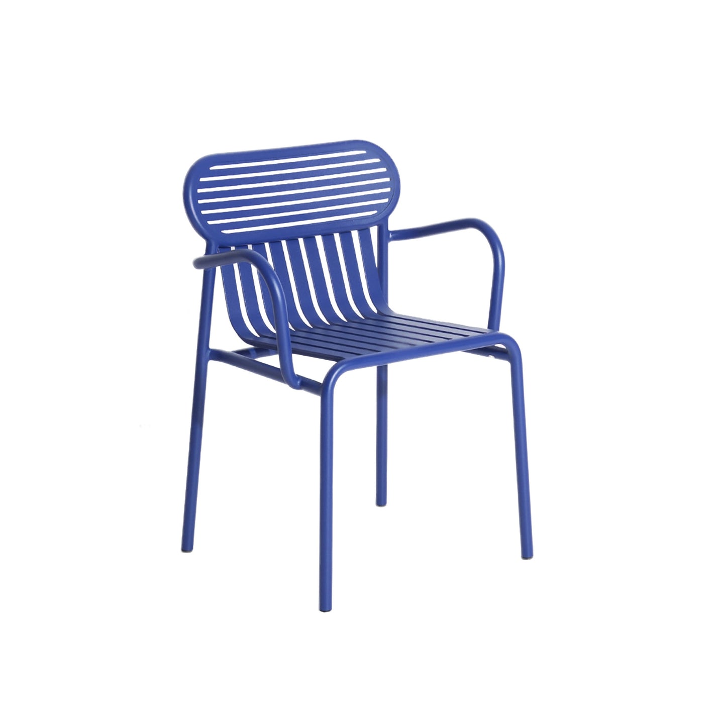 WEEK-END Dining Chair with Armrests by Petite Friture #Blue