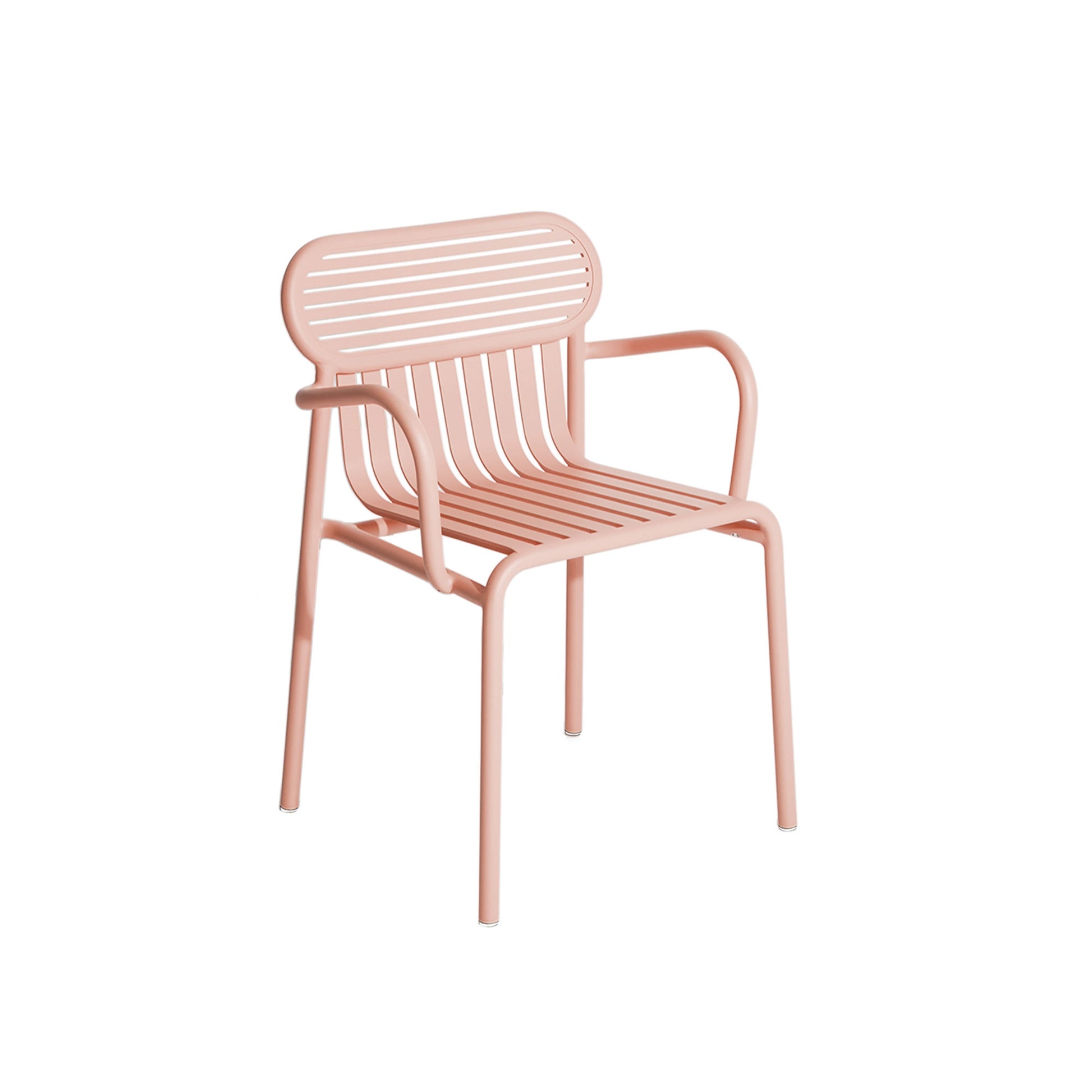 WEEK-END Dining Chair with Armrests by Petite Friture #Blush