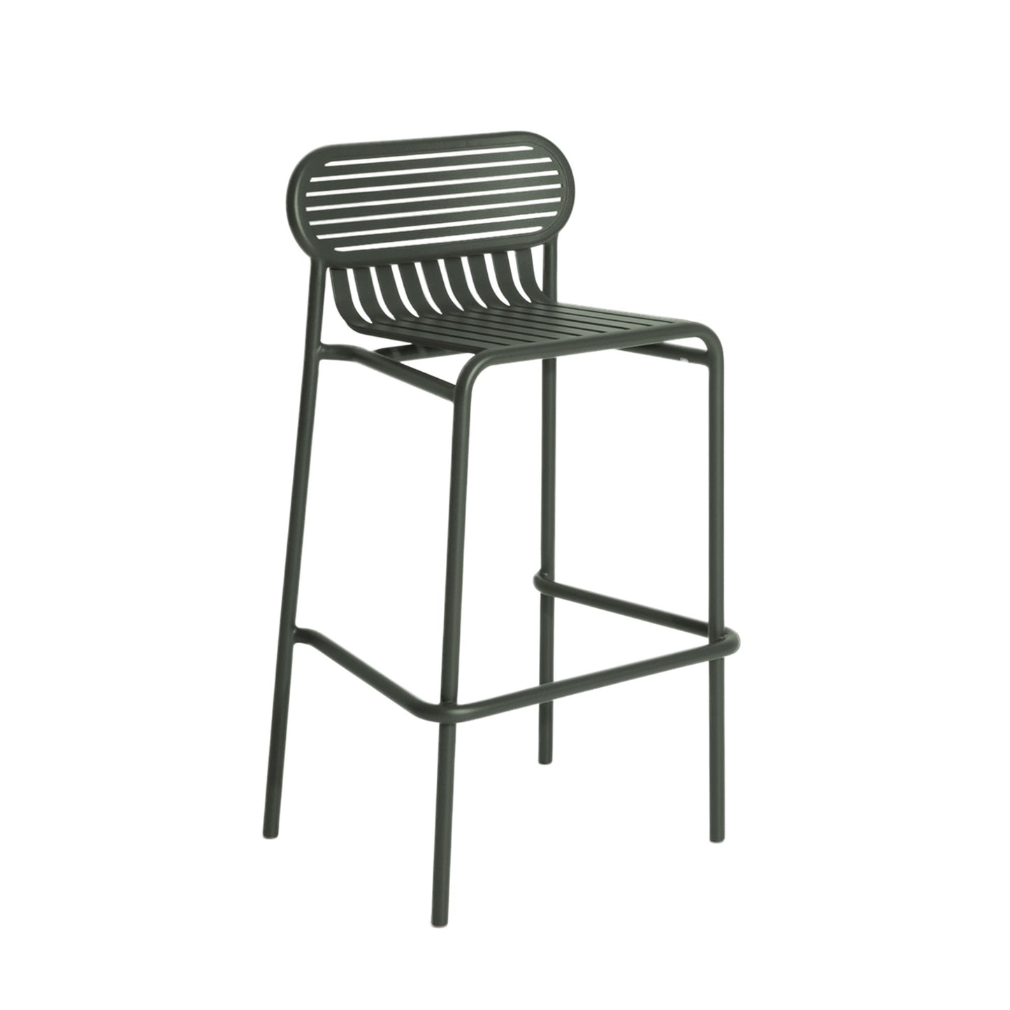 WEEK-END Bar Stool H80 by Petite Friture #Glass Green