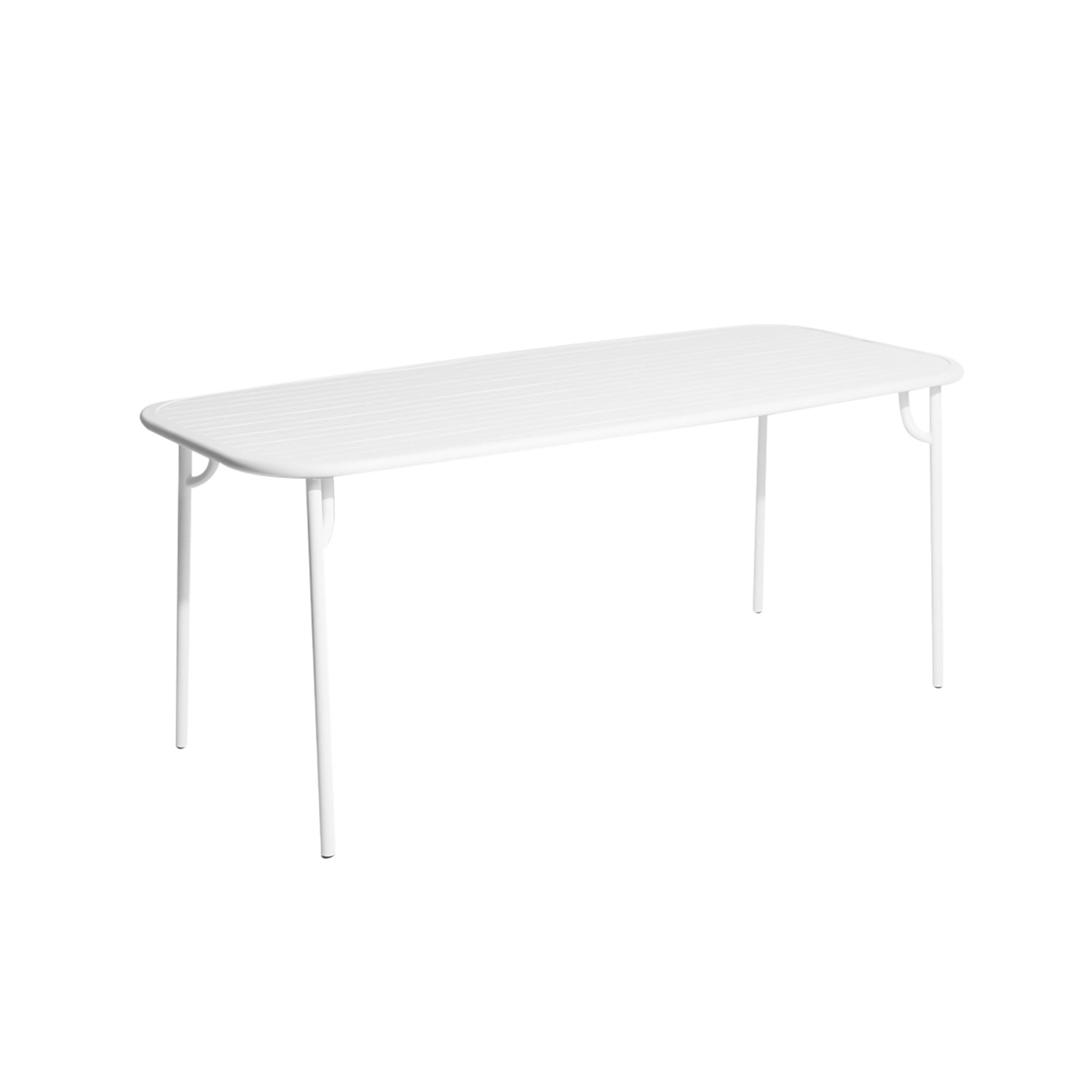 WEEK-END Rectangular Table by Petite Friture #White