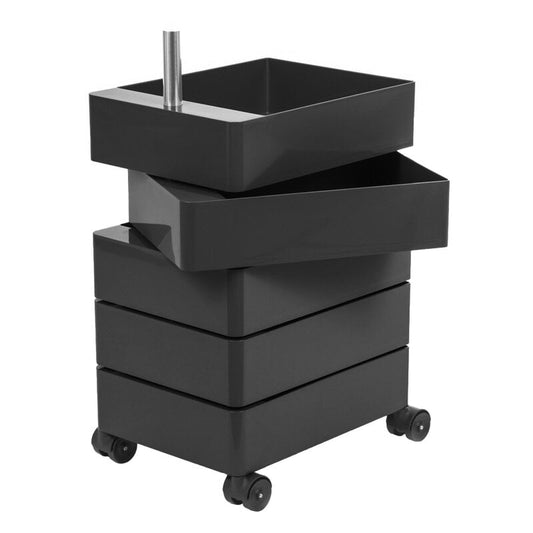 360° drawer unit by Magis #5 drawers, black #
